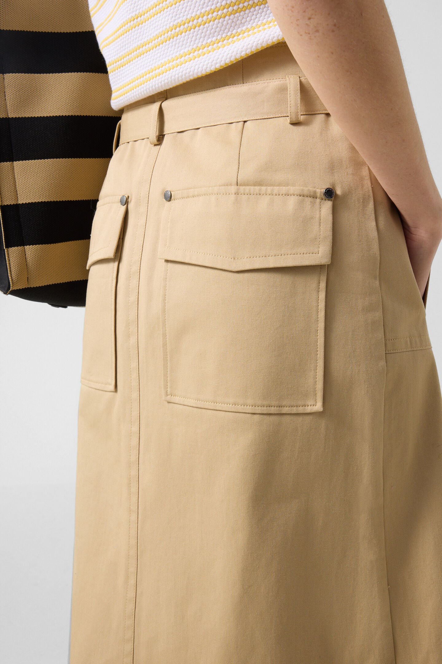 Jocy wrap skirt Camel