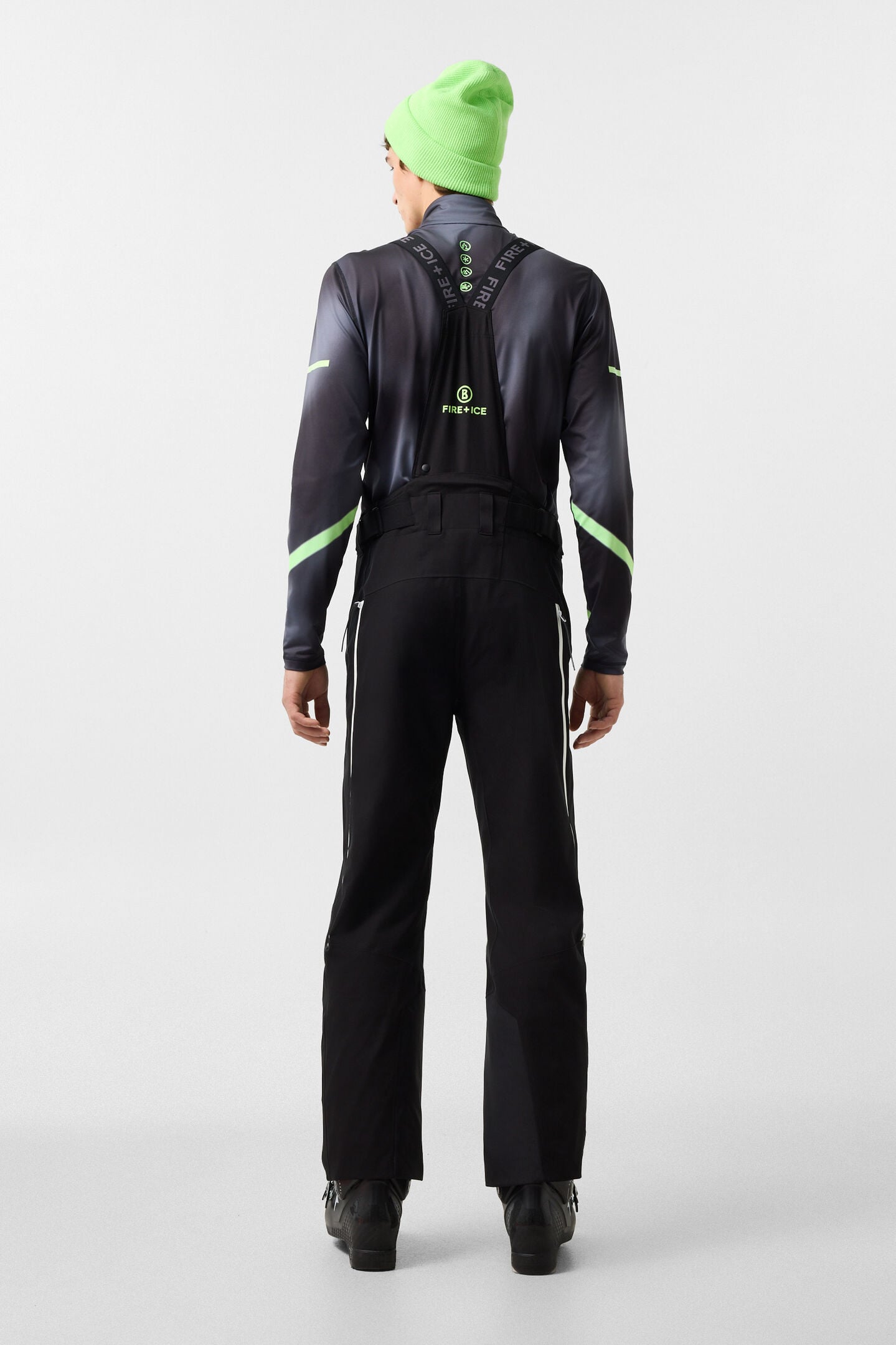 Tarius Ski Dungarees Black