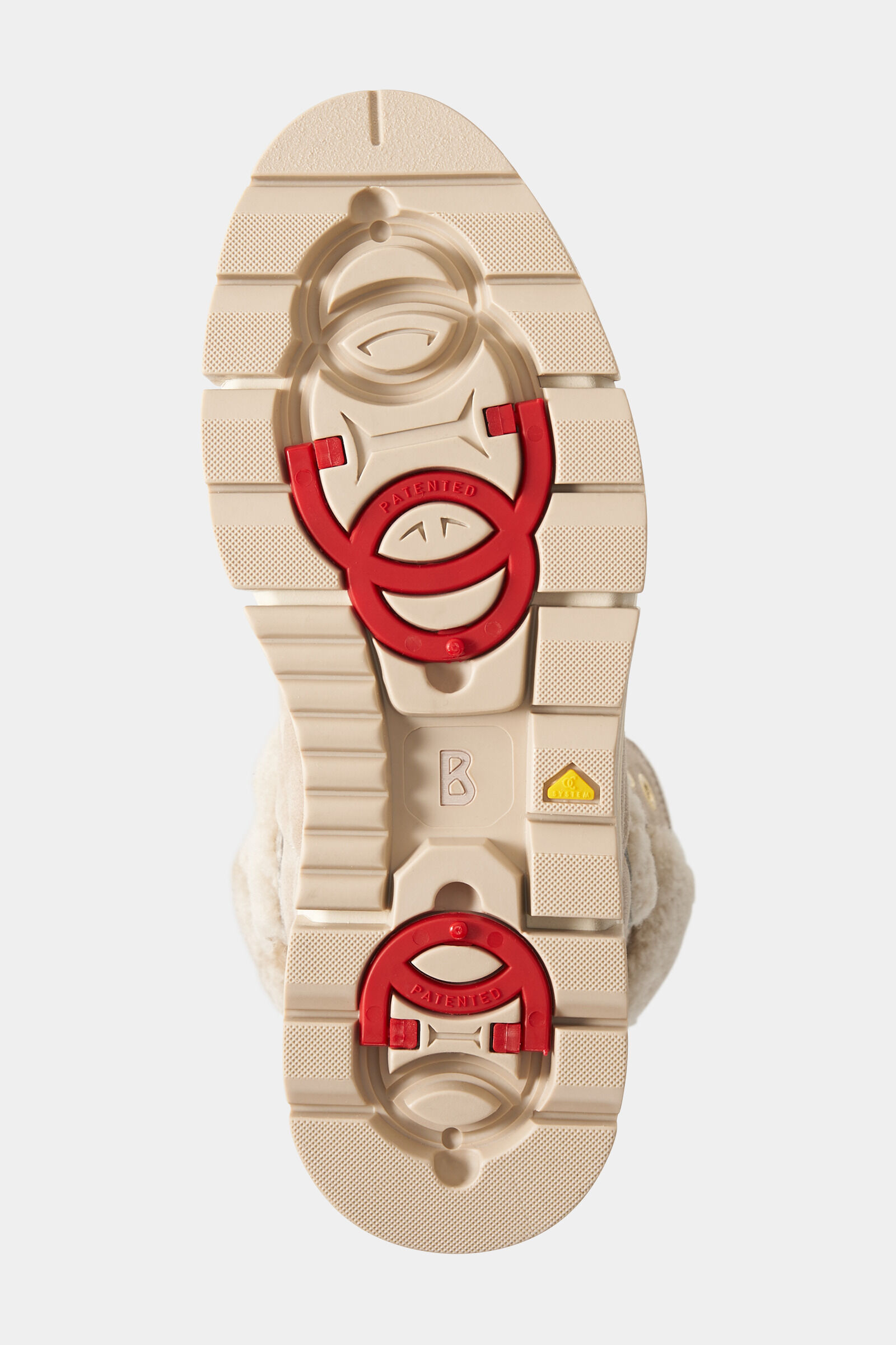 Mid boots Vaduz with spikes Beige