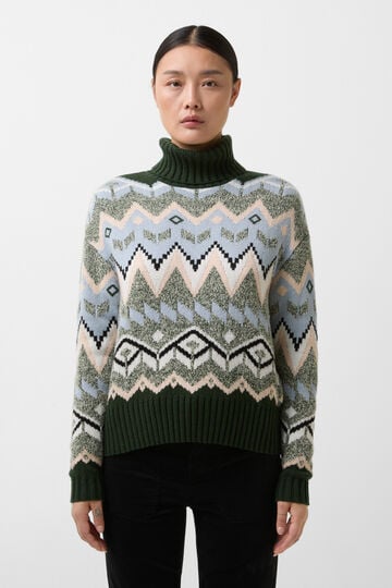 Norwegian pullover Raegan Green/beige/light blue Norwegian pullover Raegan Green/beige/light blue
