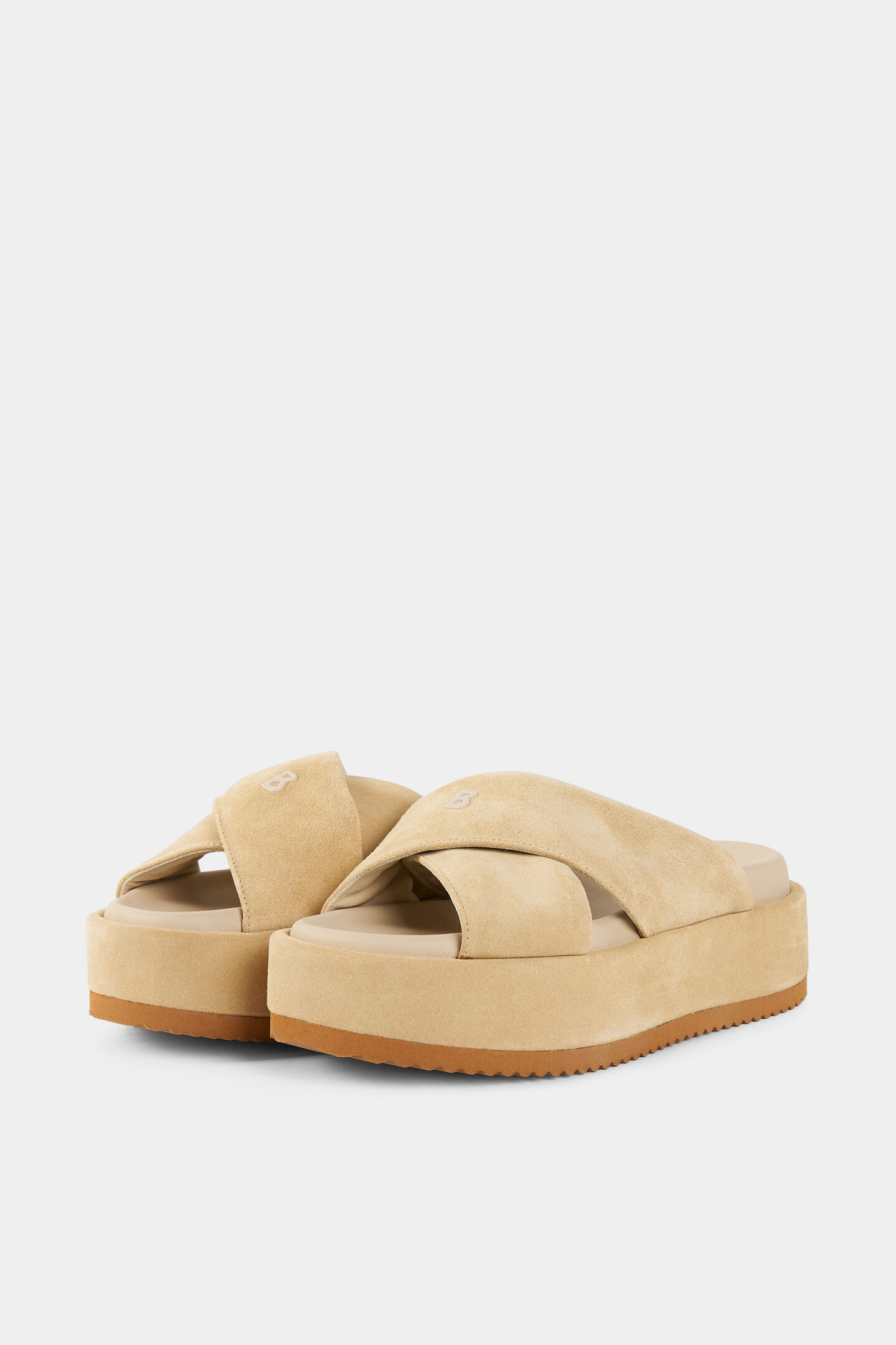 Sorrento platform sandals Beige