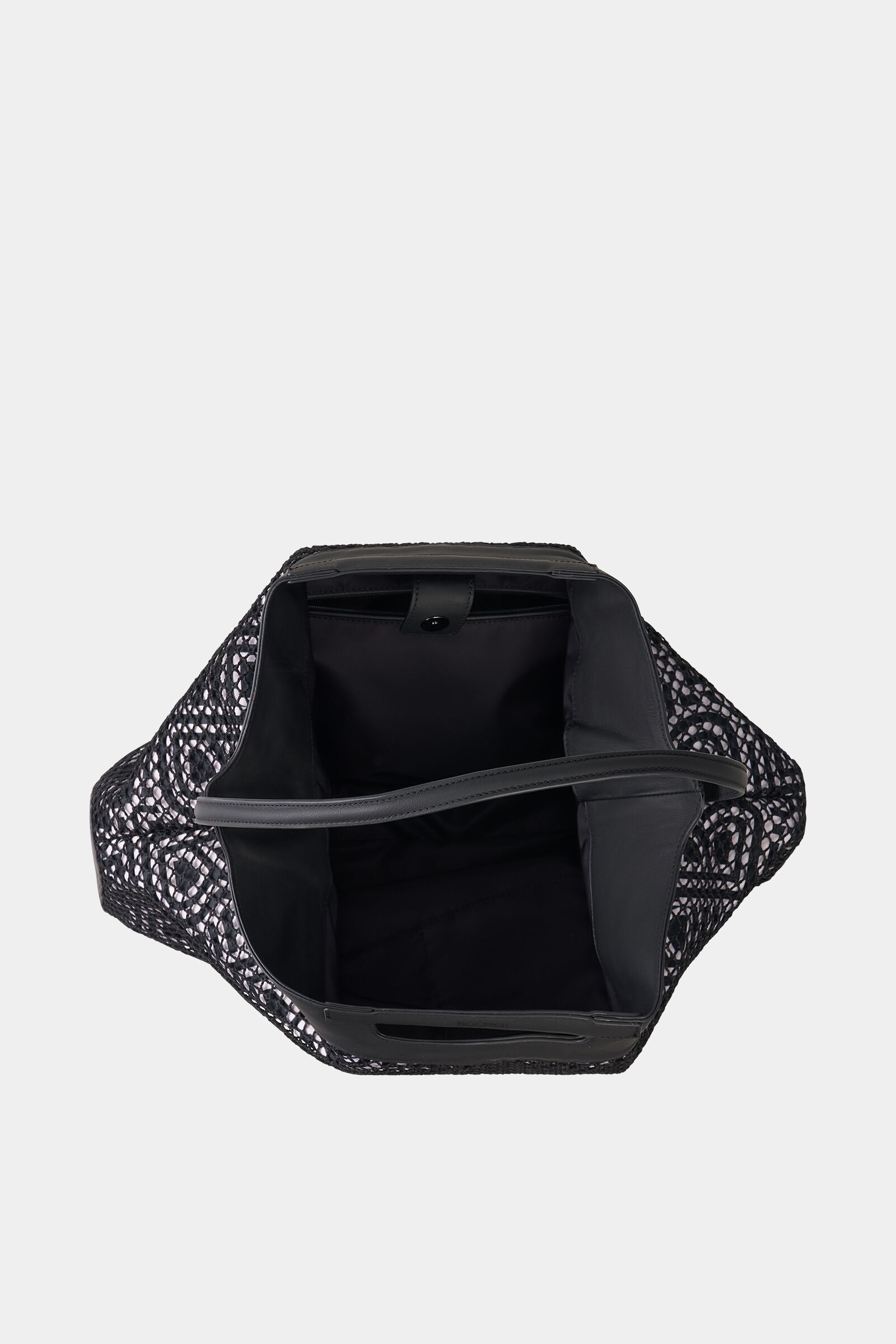 Handtasche Walensee Mable Schwarz/Off-White