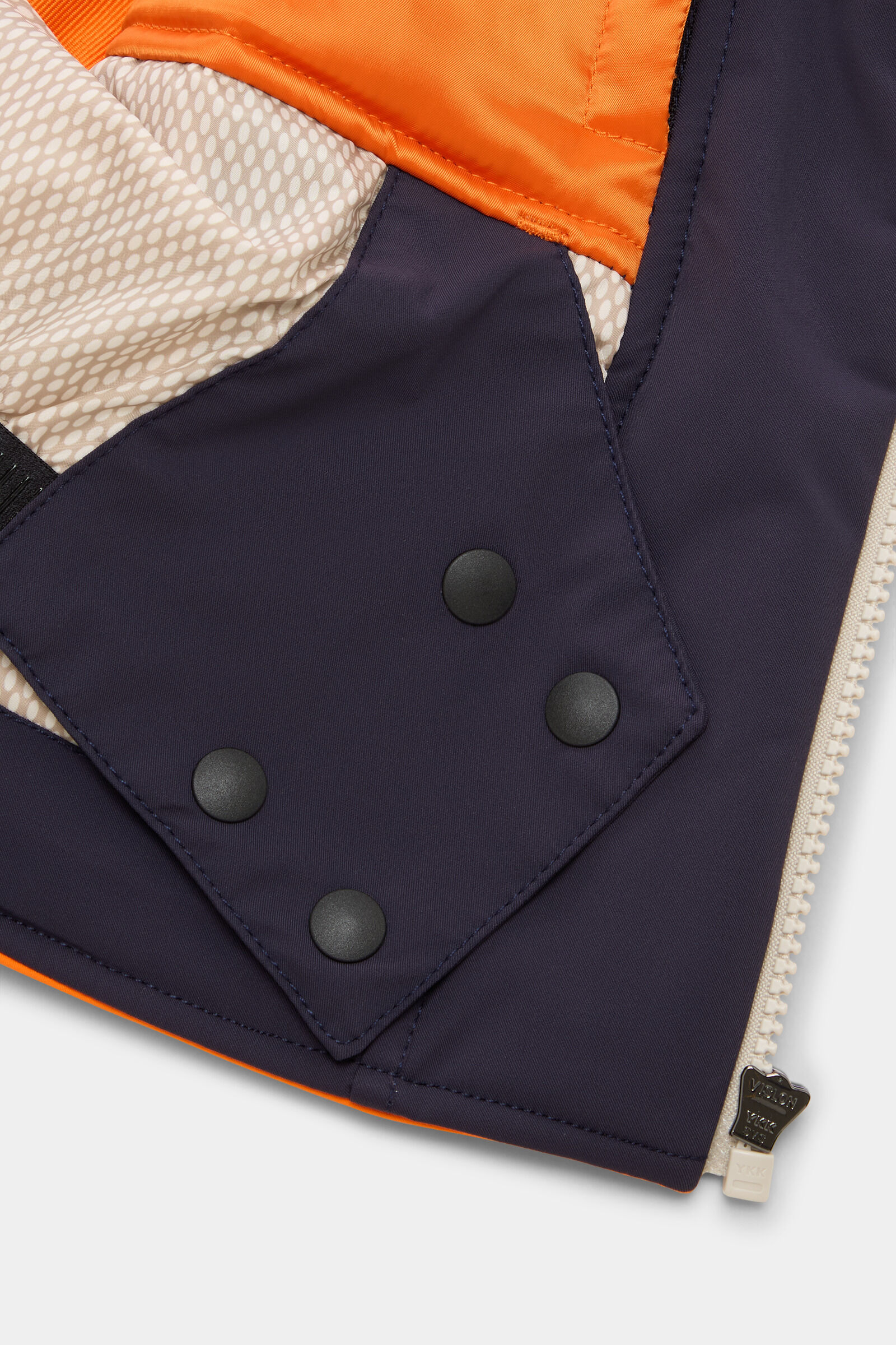 Kids Veste de ski Justus Orange/bleu marine