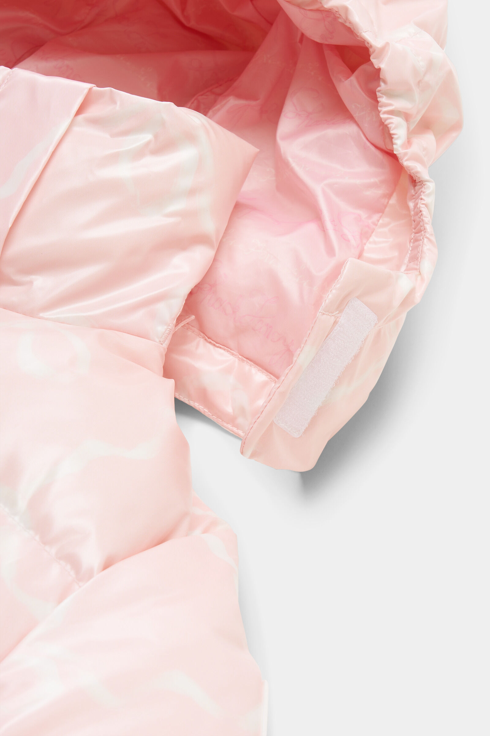 Kids down ski jacket Anna Pink/Off-White