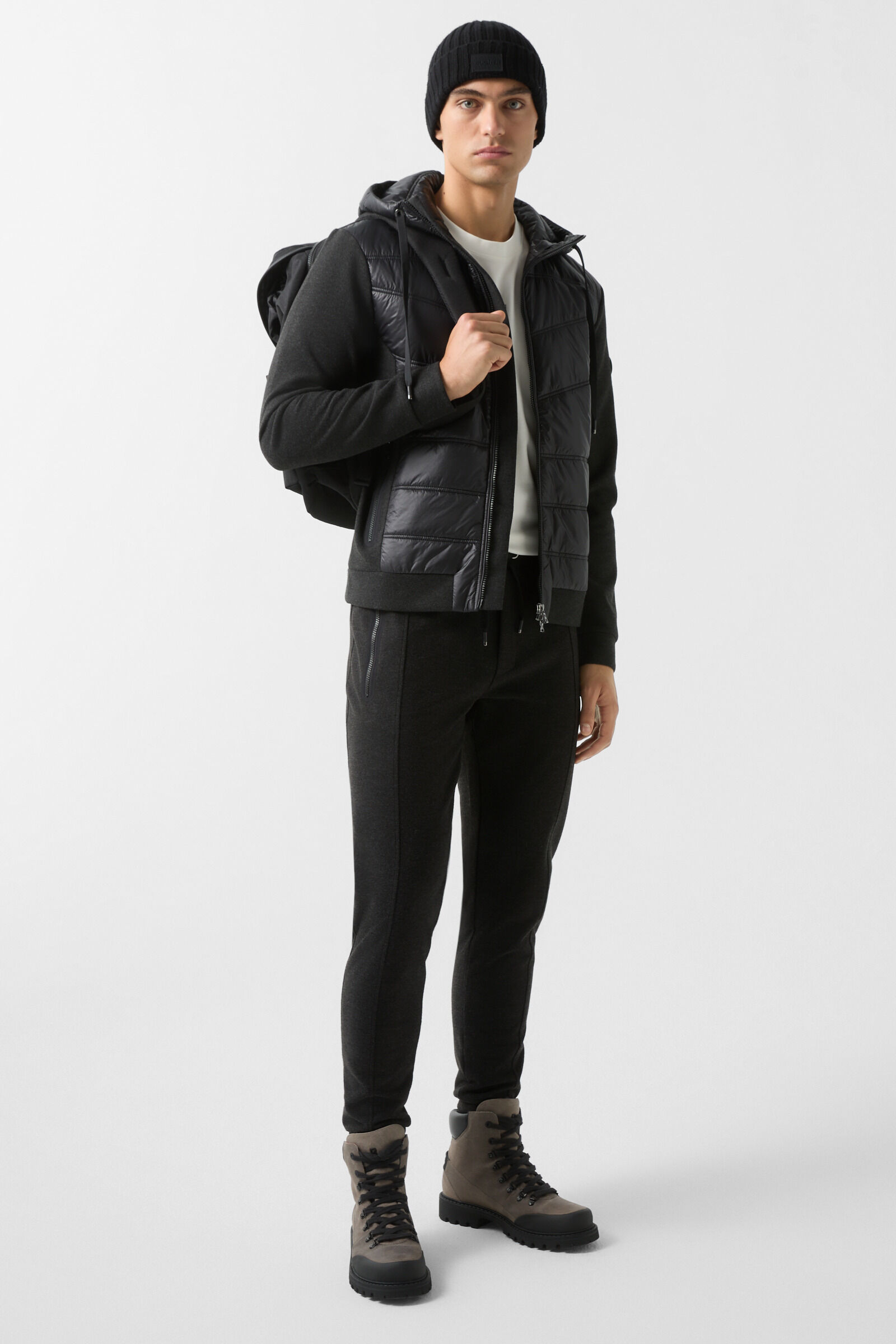 Pantalon de jogging Bono en flanelle Anthracite