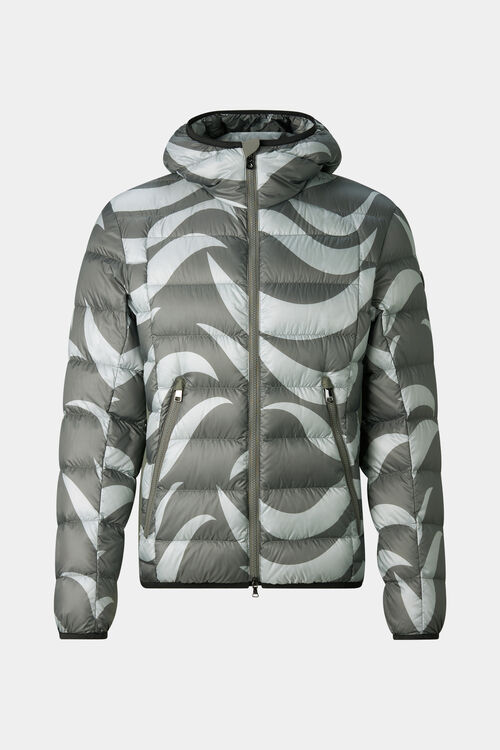 Midlayer-Daunenjacke Jarne Oliv/Grau