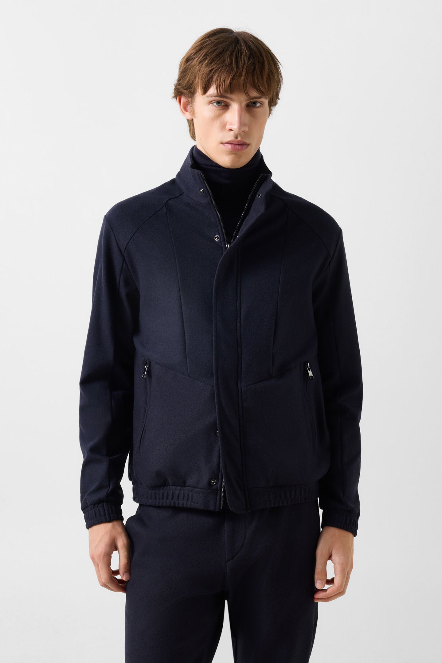Bradley Flannel Jacket Navy