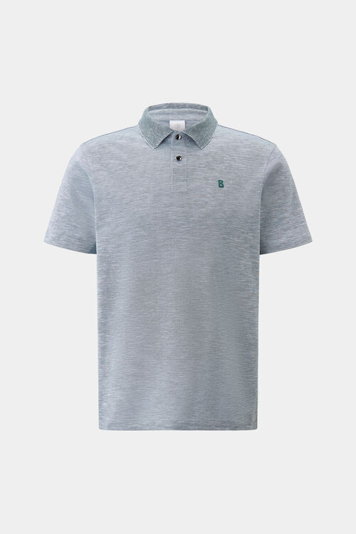 Samu polo shirt Dark green/white