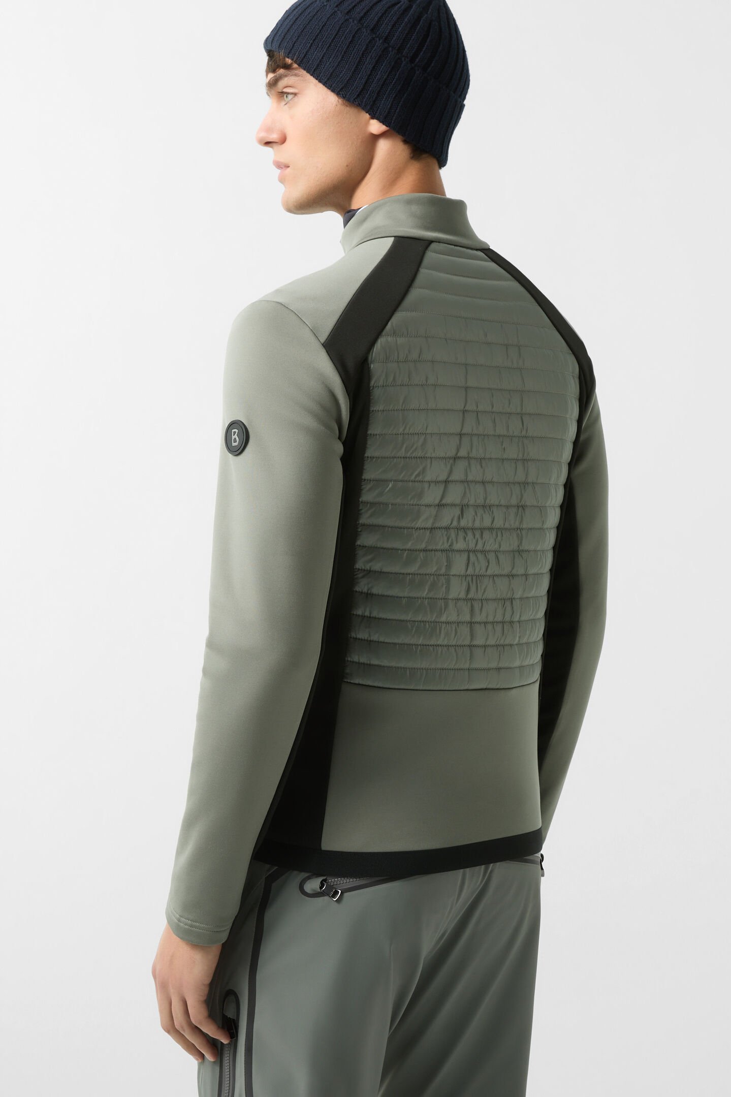 Midlayer Jesko Olive green/black