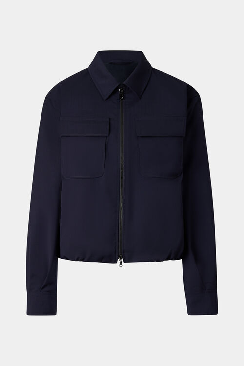 Tracy shirt jacket Navy blue
