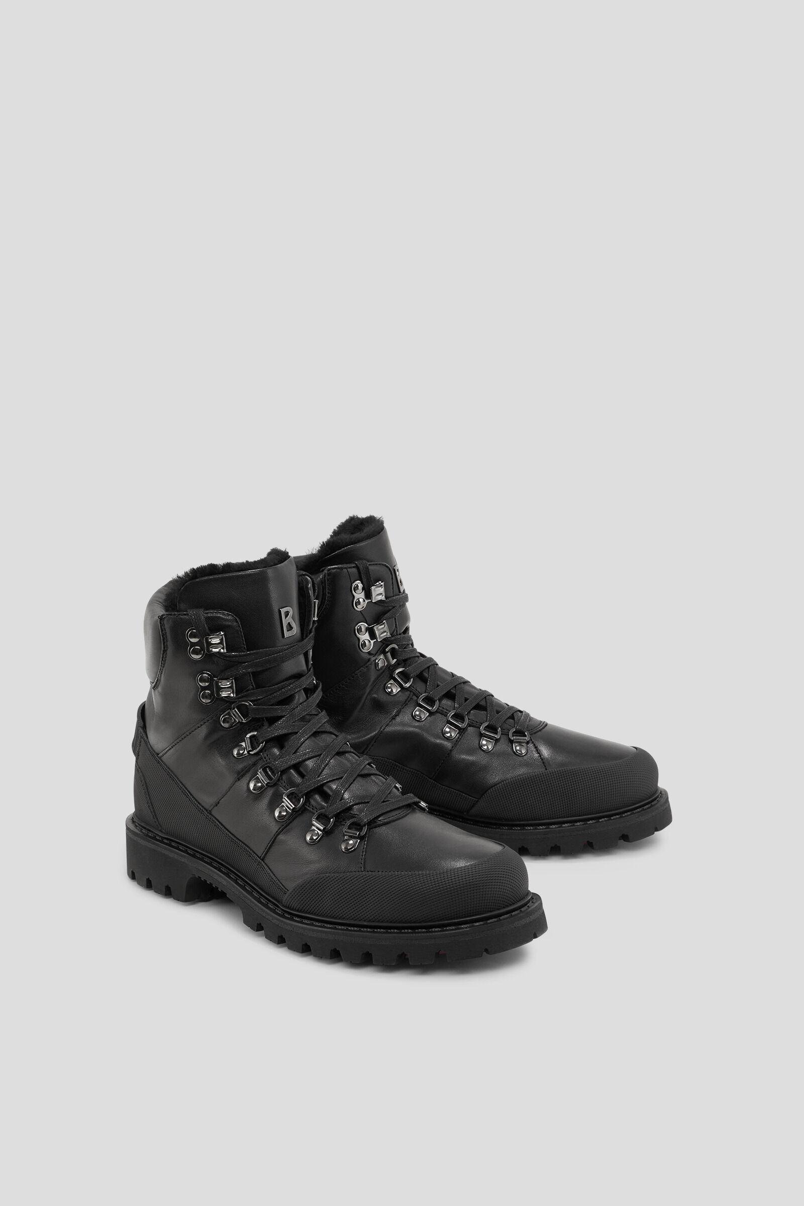 BOGNER Helsinki Mid calf boots with spikes for men
