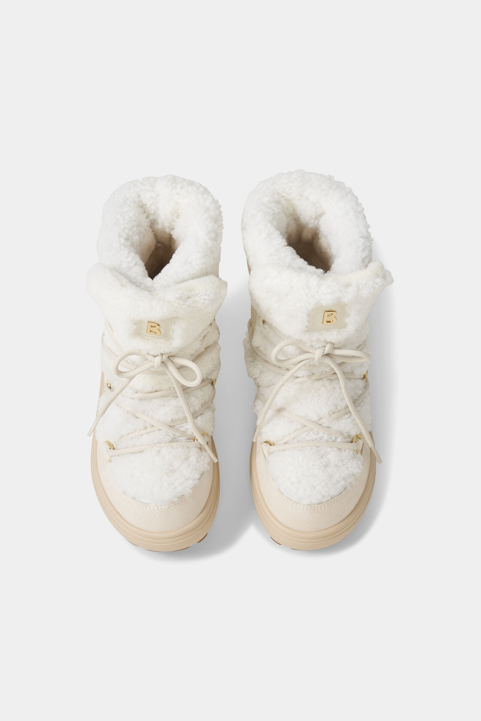 Snow Boots Chamonix mit Spikes Off-White