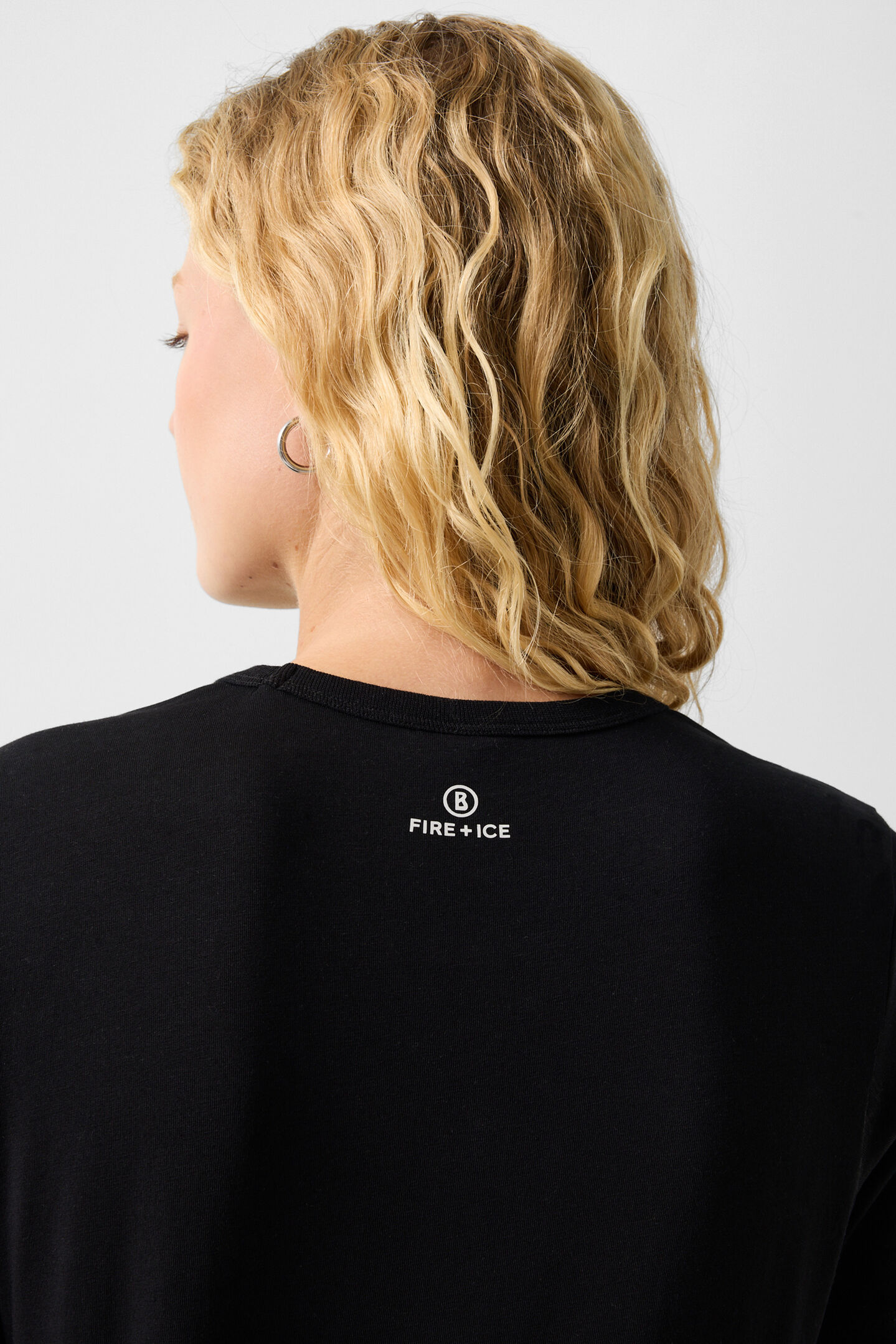 Zyssa cotton T-shirt Black