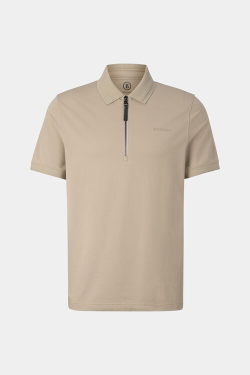 Timo piqu&eacute; polo shirt Beige