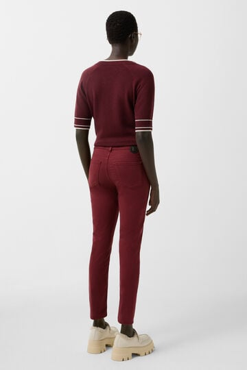 pantalon 7/8 Julie Rouge vin pantalon 7/8 Julie Rouge vin