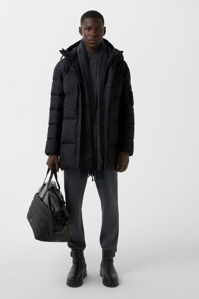 Jones down short coat Black Jones down short coat Black