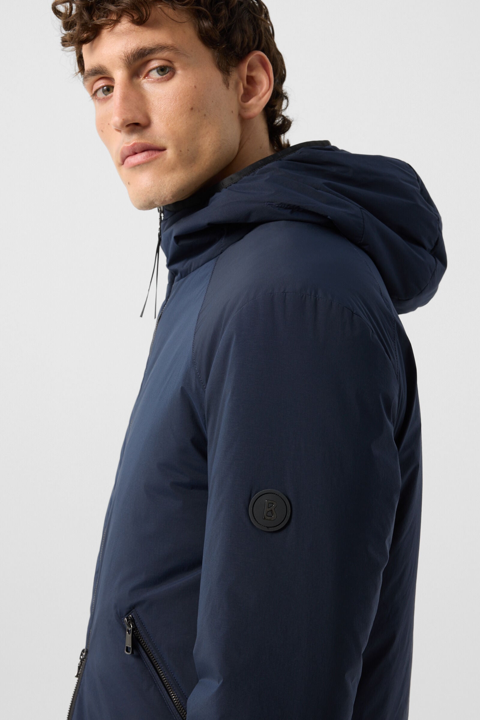 Clio lightweight down jacket Navy blue