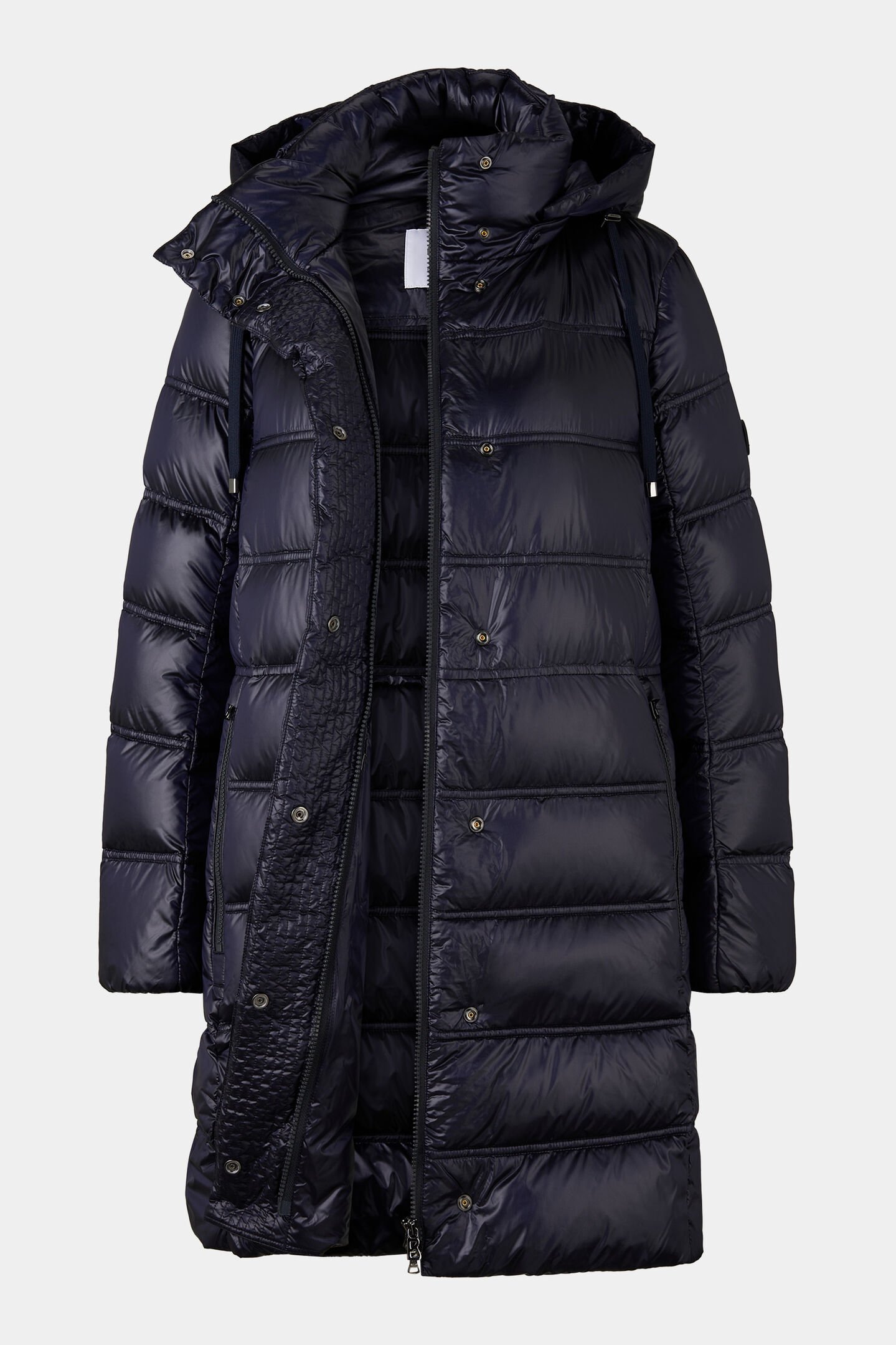 Daunen-Kurzmantel Lynn Navy-Blau