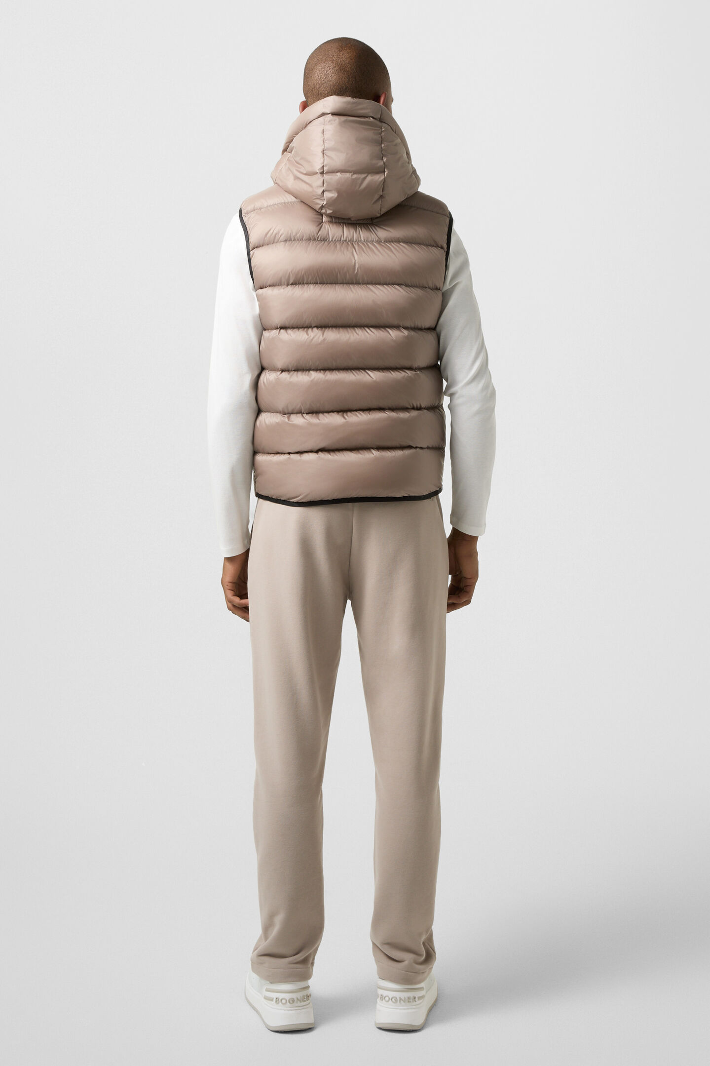 Daunenweste Holger Taupe