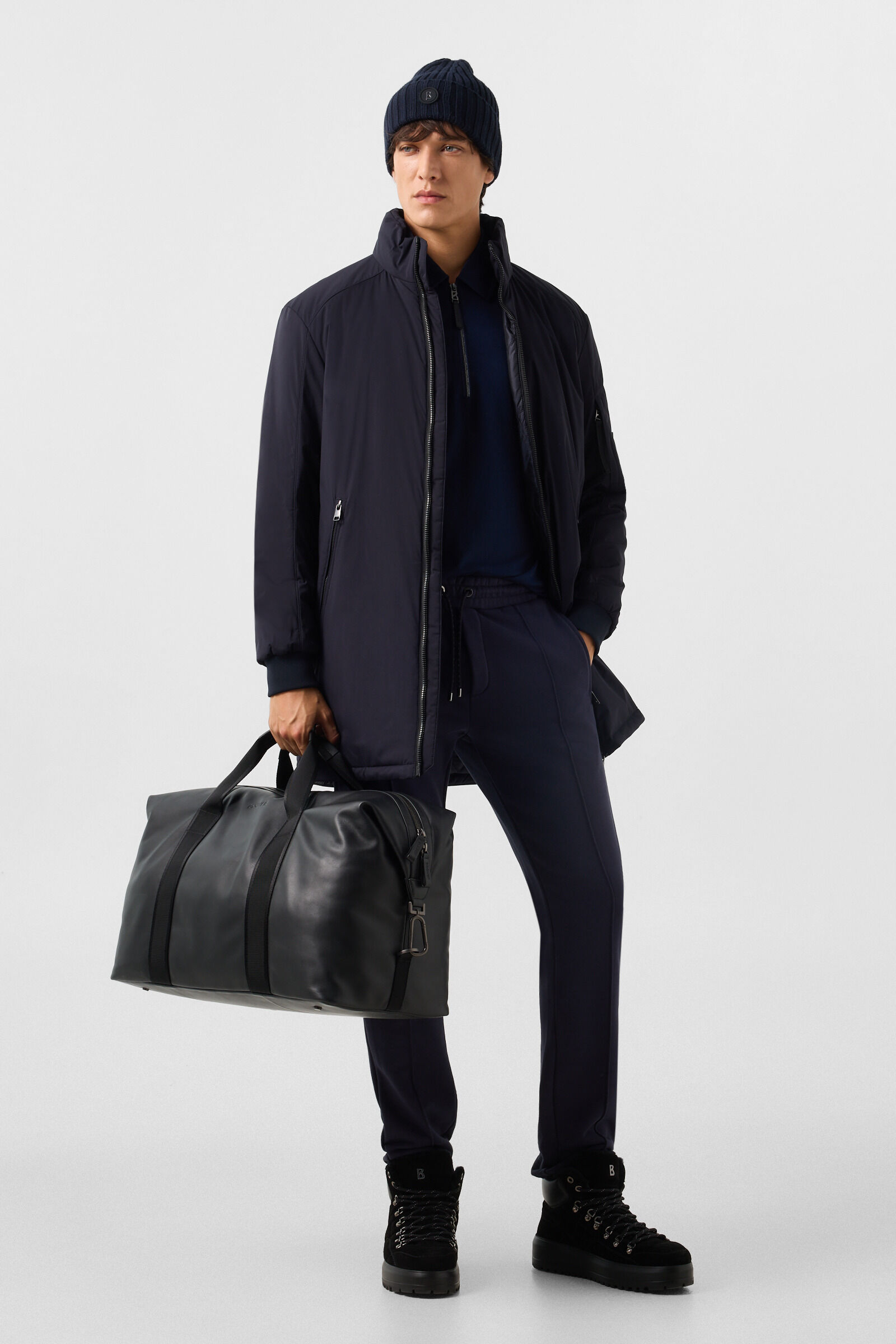 Bailey polo long-sleeved top Navy