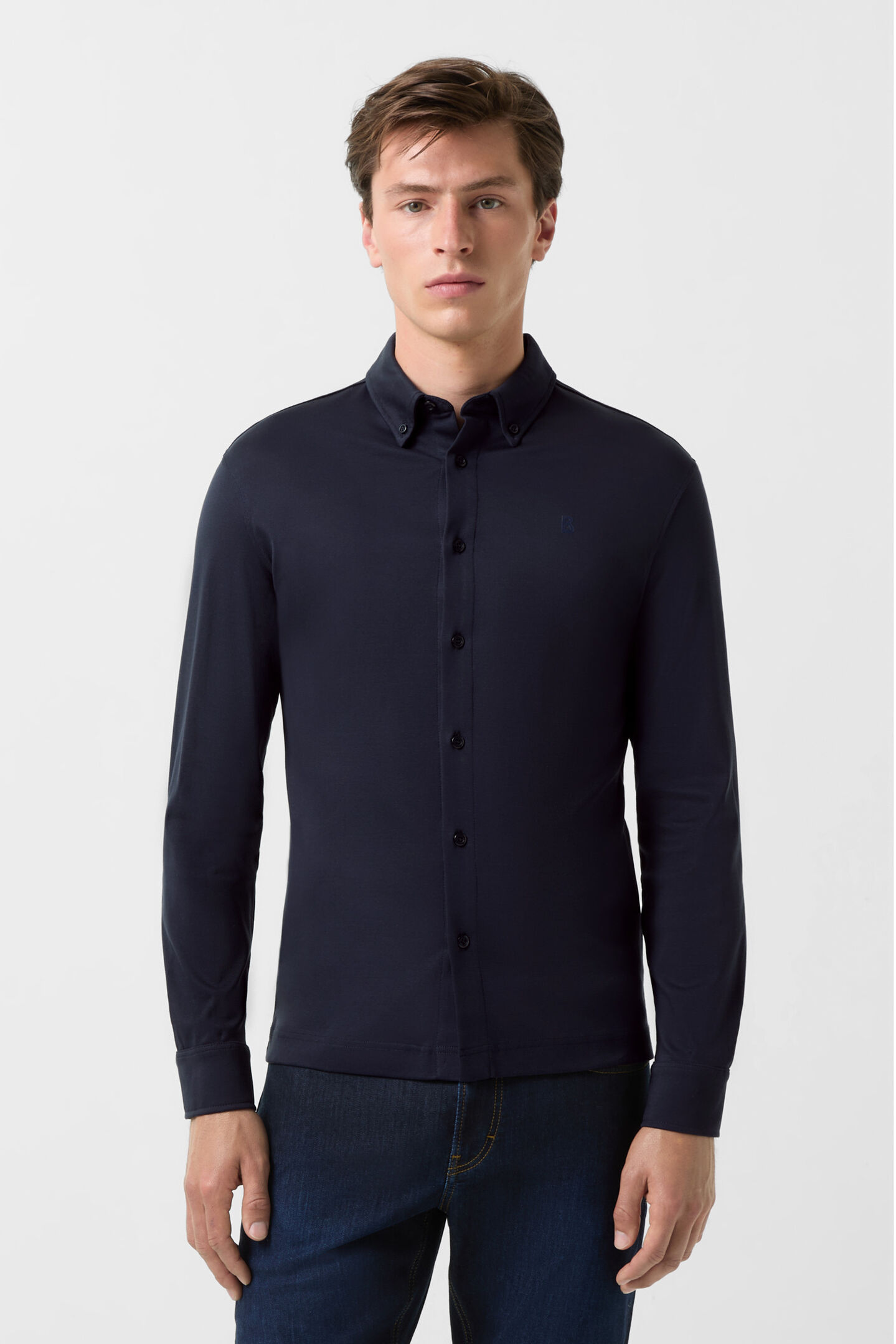Jersey shirt Franz Navy blue