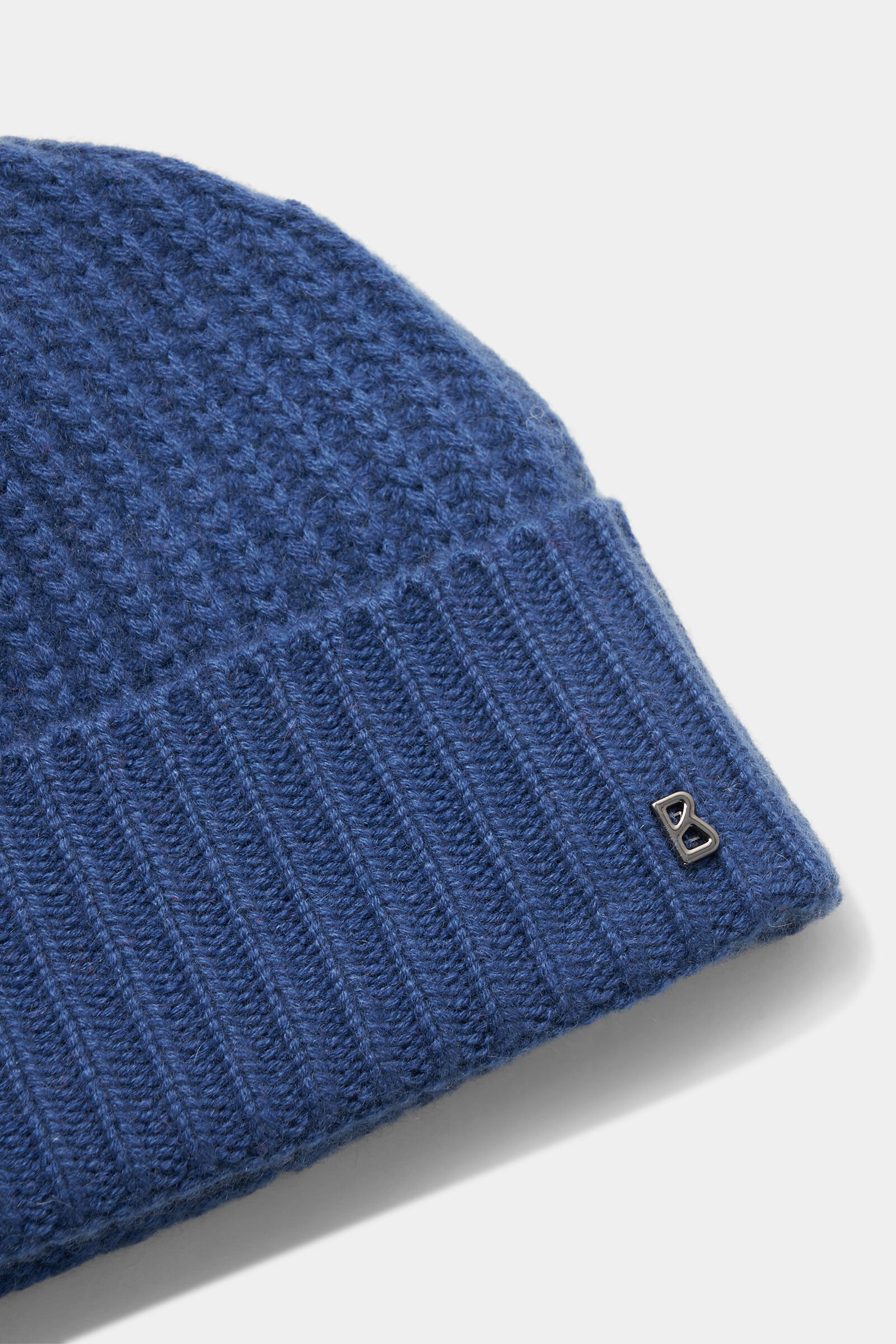 Rex knitted cashmere hat Blue
