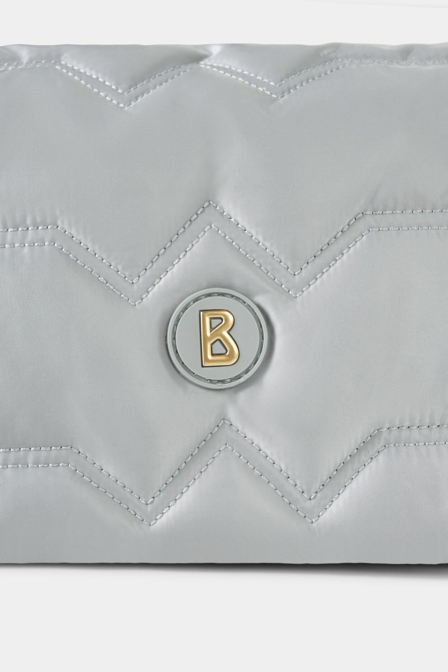 Schultertasche Wallis Tessuto Bar Grau