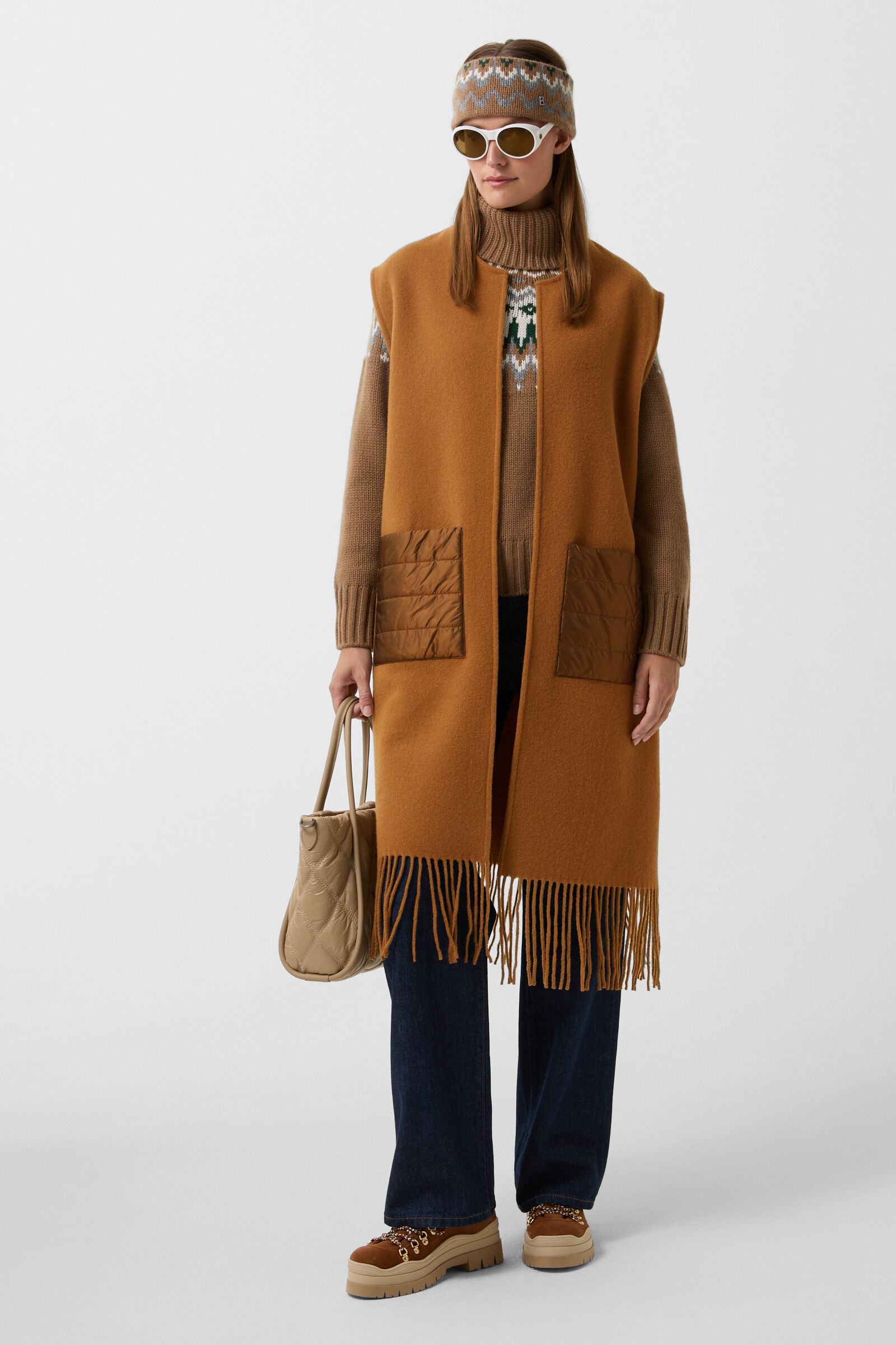 Nera waistcoat Hazel