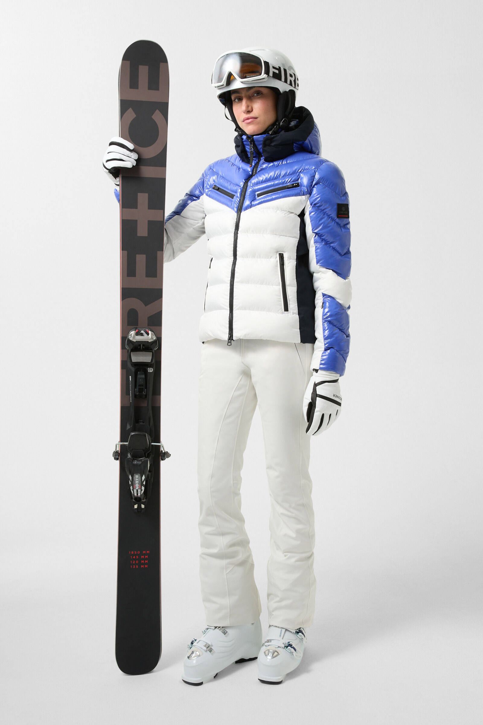 Skijacke Farina Blau/Wei&szlig;