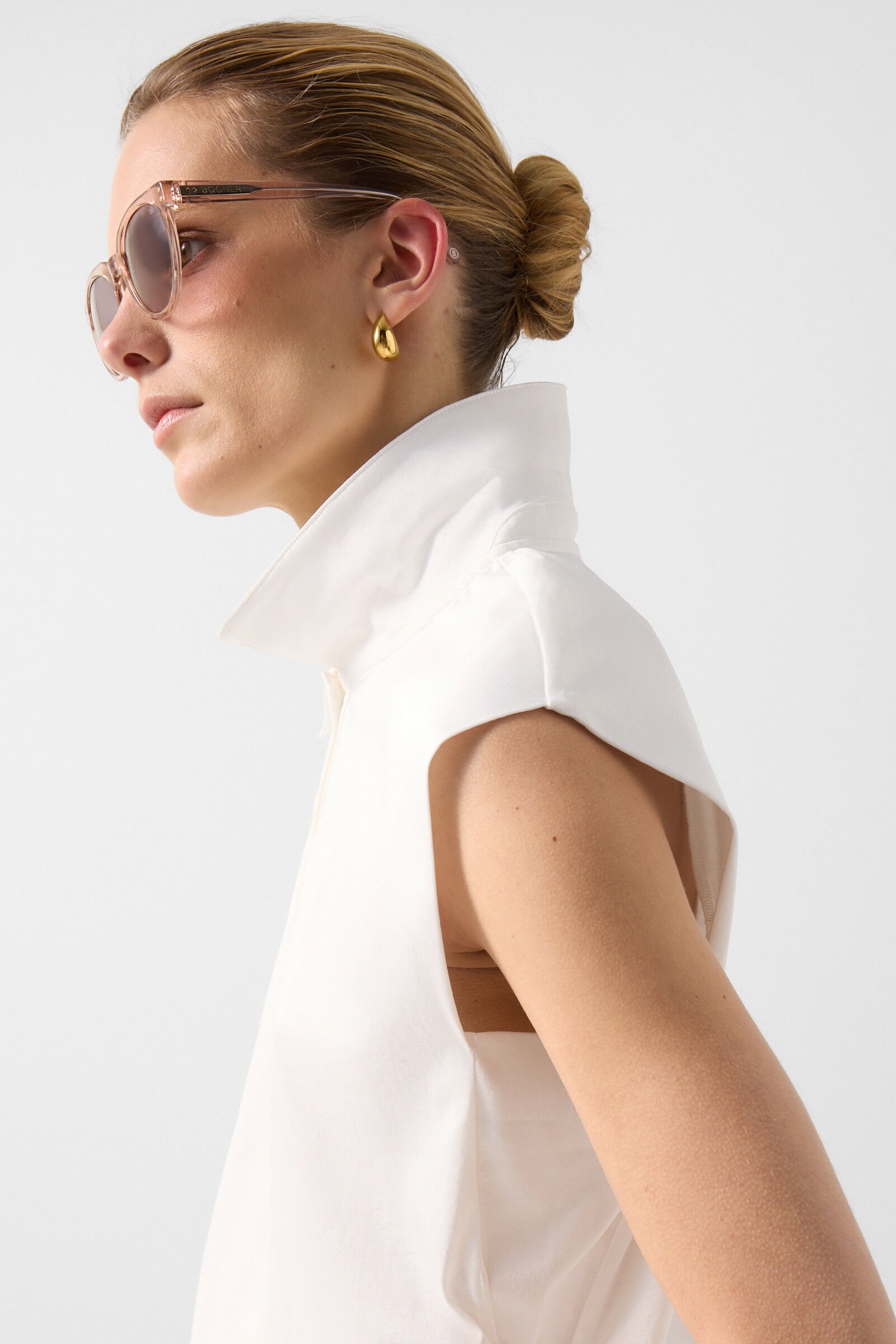 Mia polo top Off-White