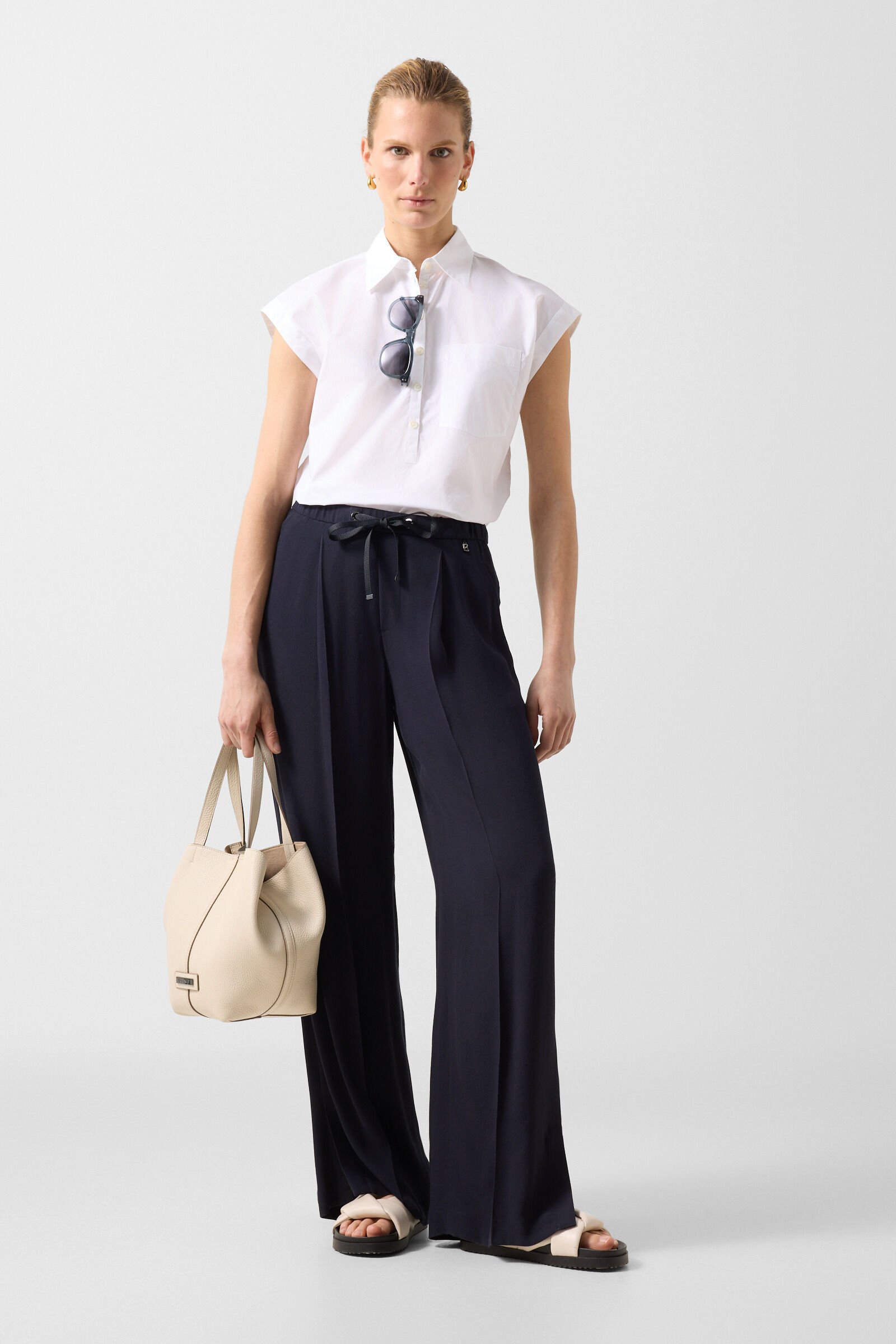 Gina trousers Navy blue