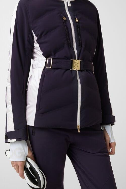 Kira quilted jacket Navy blue/white