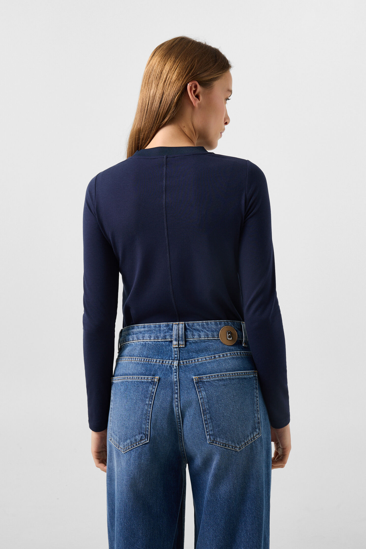 Alexi long-sleeved top Navy