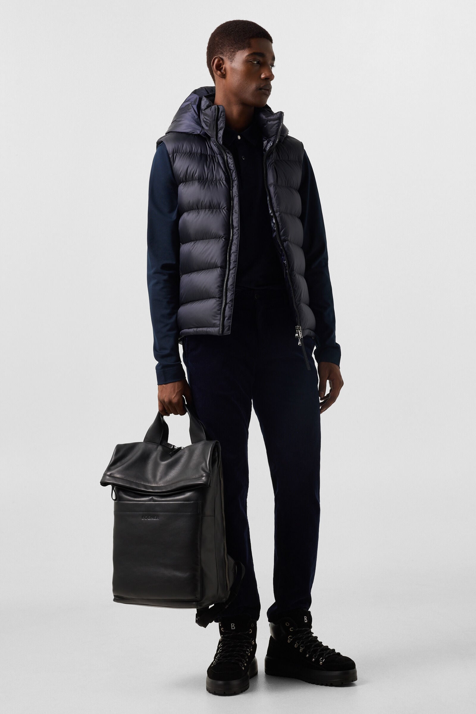 Timon polo long-sleeved top Navy