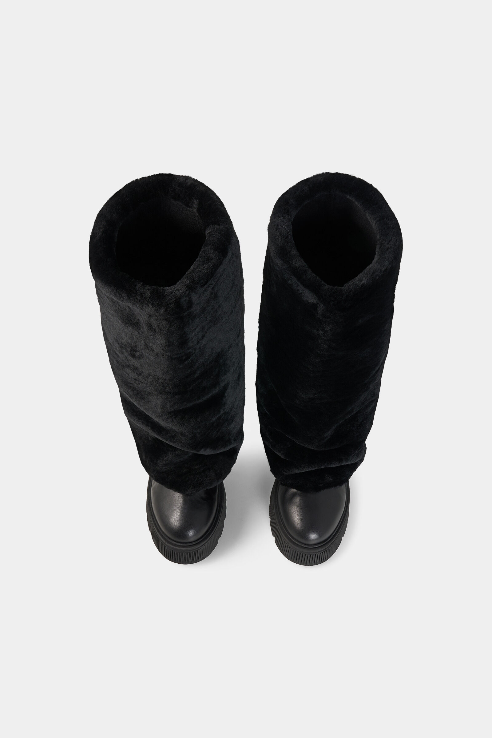 Turin lambskin boots Black