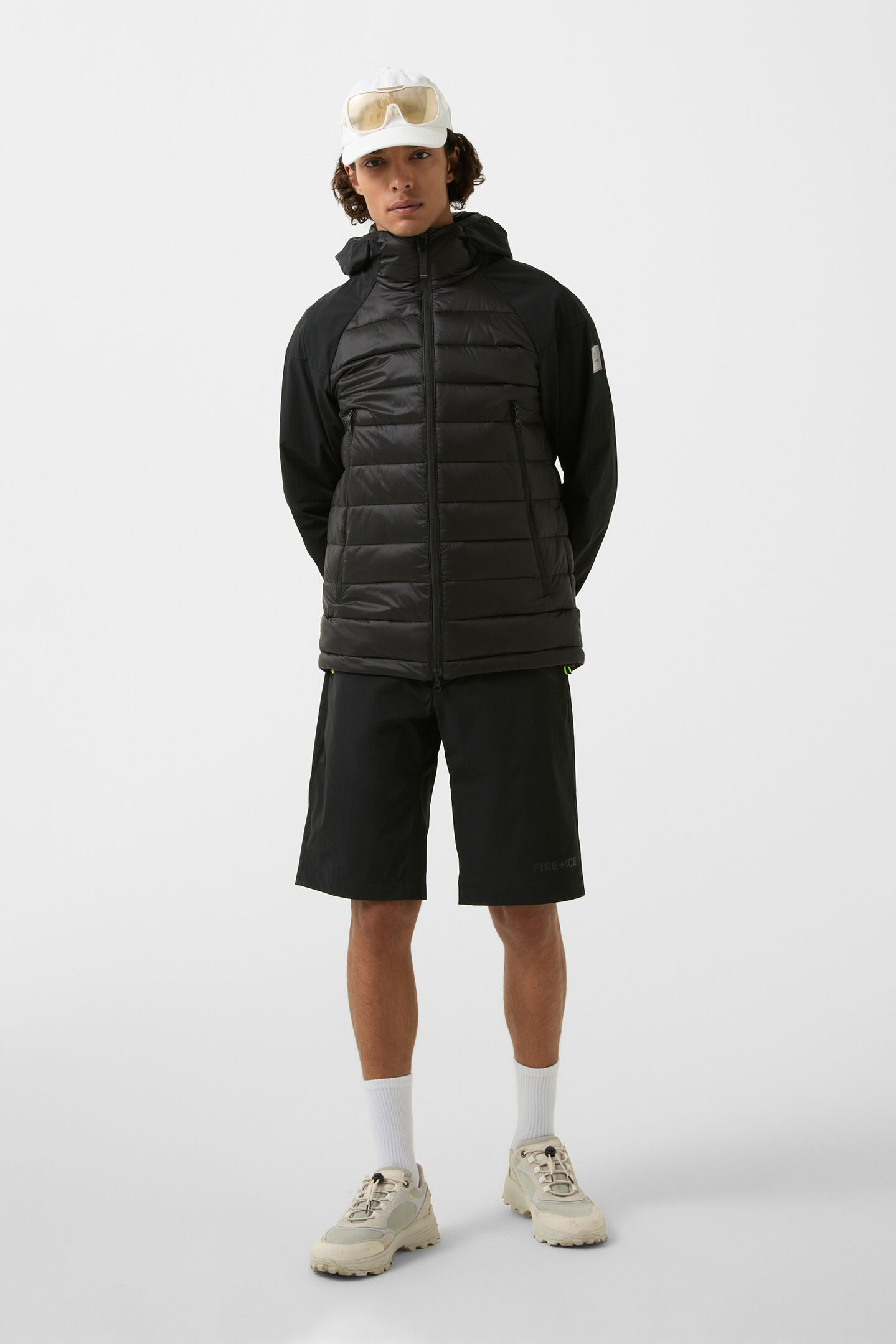 Hybrid-Steppjacke Kegan Schwarz