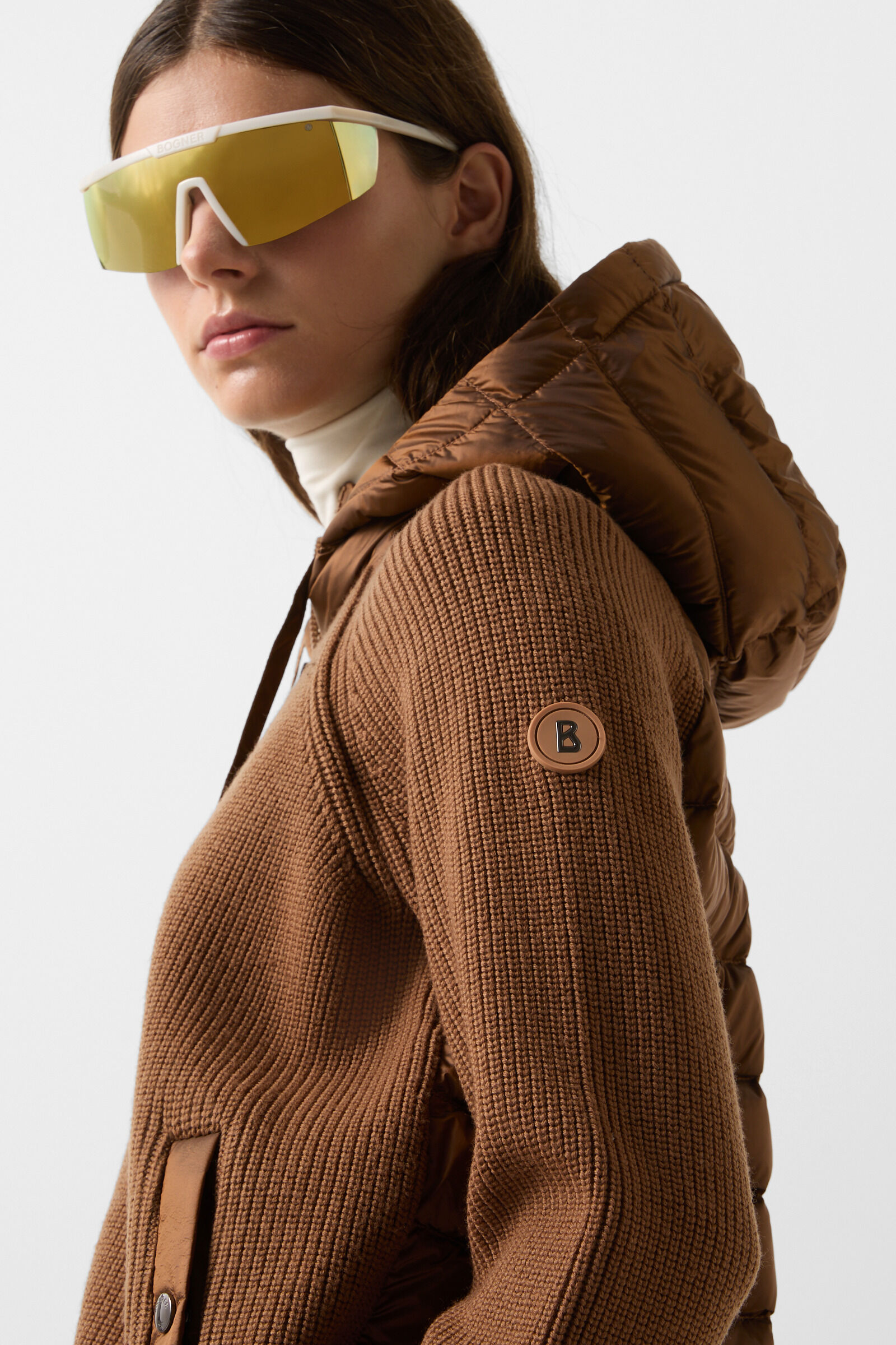 Pamy hybrid knit jacket Hazel