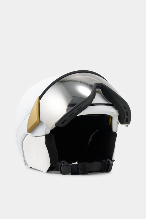 Ski helmet St. Moritz White/gold