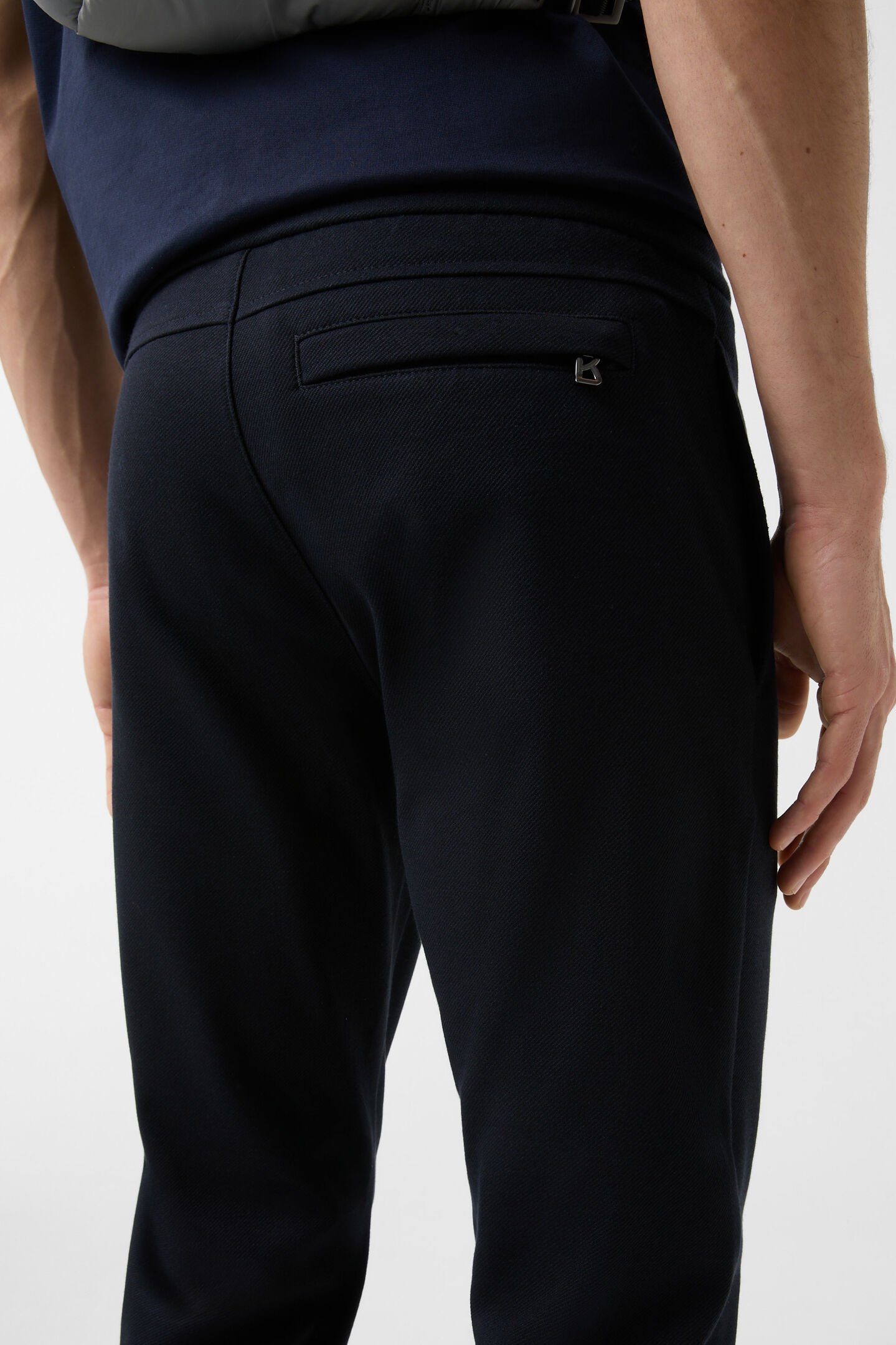 Twill broek Riley Actief Marineblauw