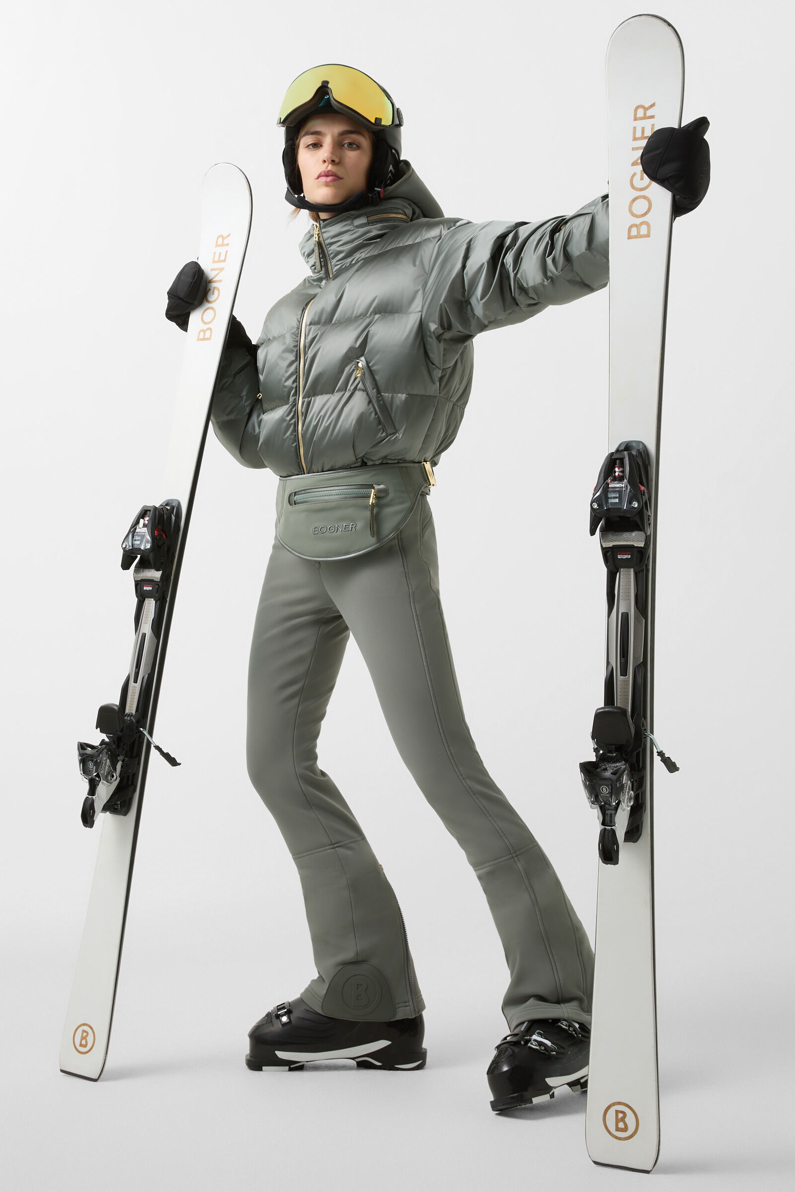 Aya 2-in1 ski overall Eucalyptus