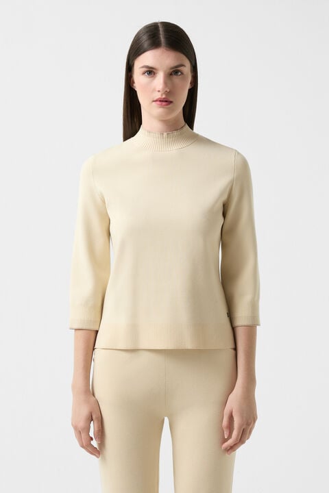 Berrit knitted shirt Cream Berrit knitted shirt Cream