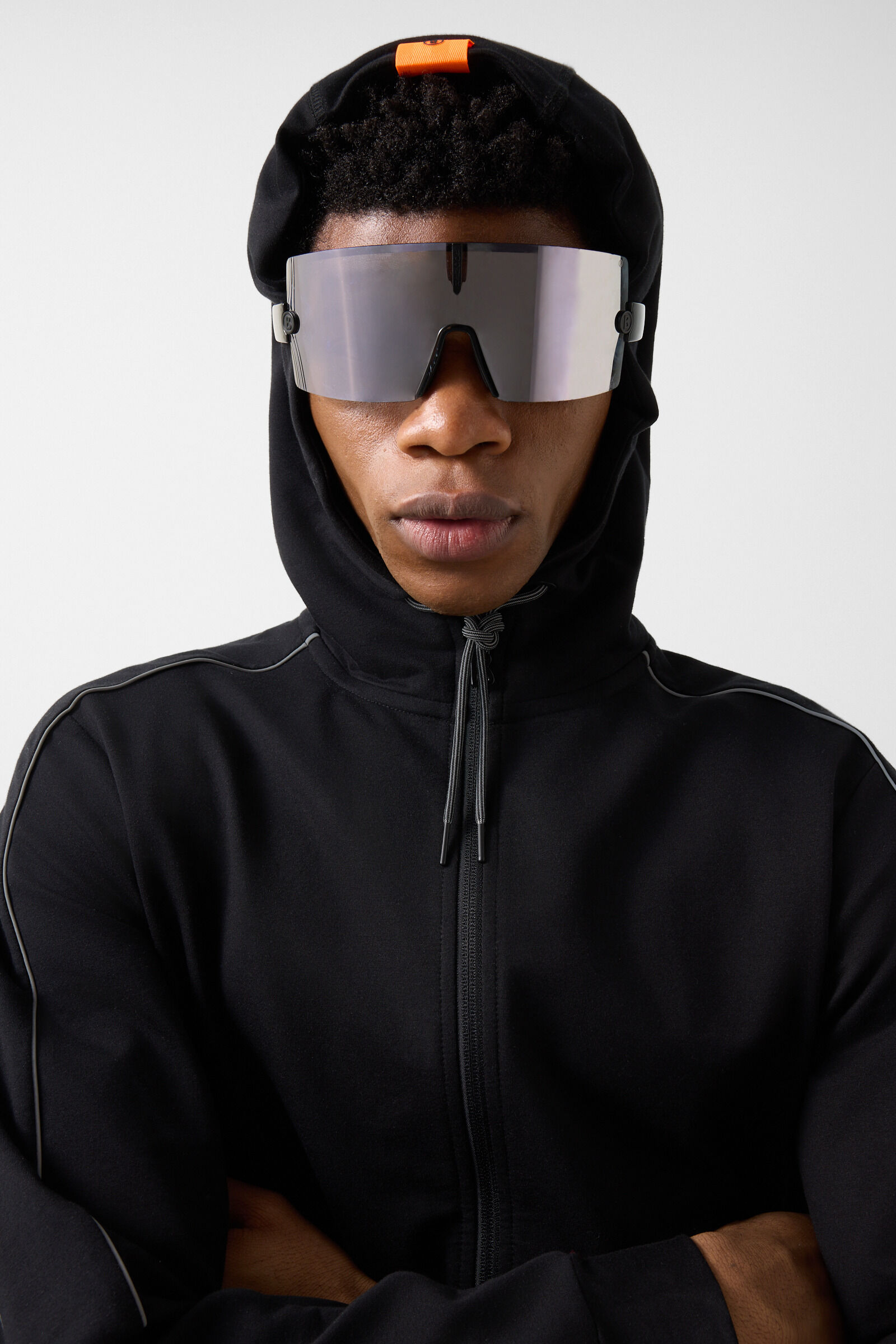 Uday jersey jacket Black