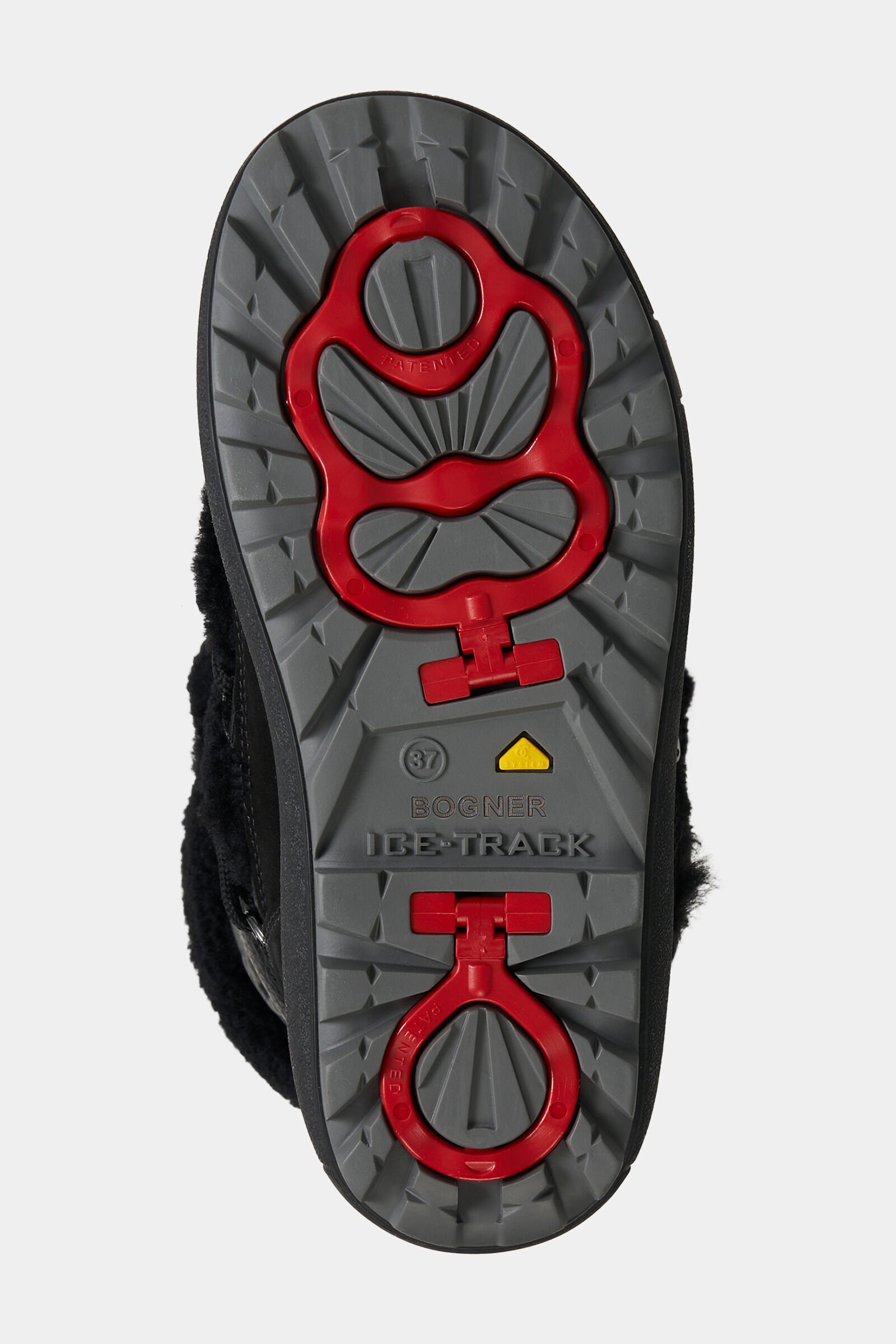 Chamonix snow boots with spikes Black