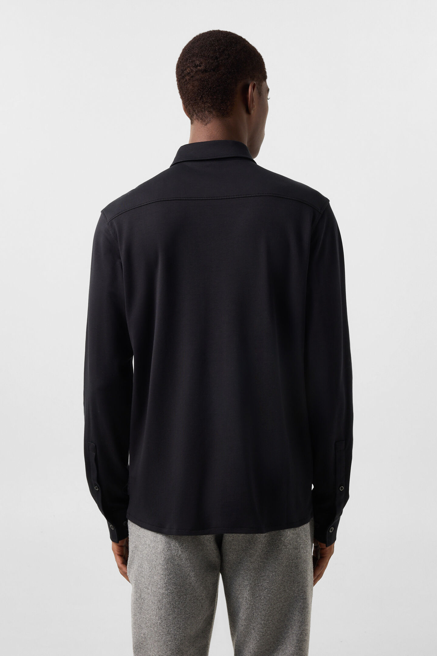 Franz cotton shirt Black