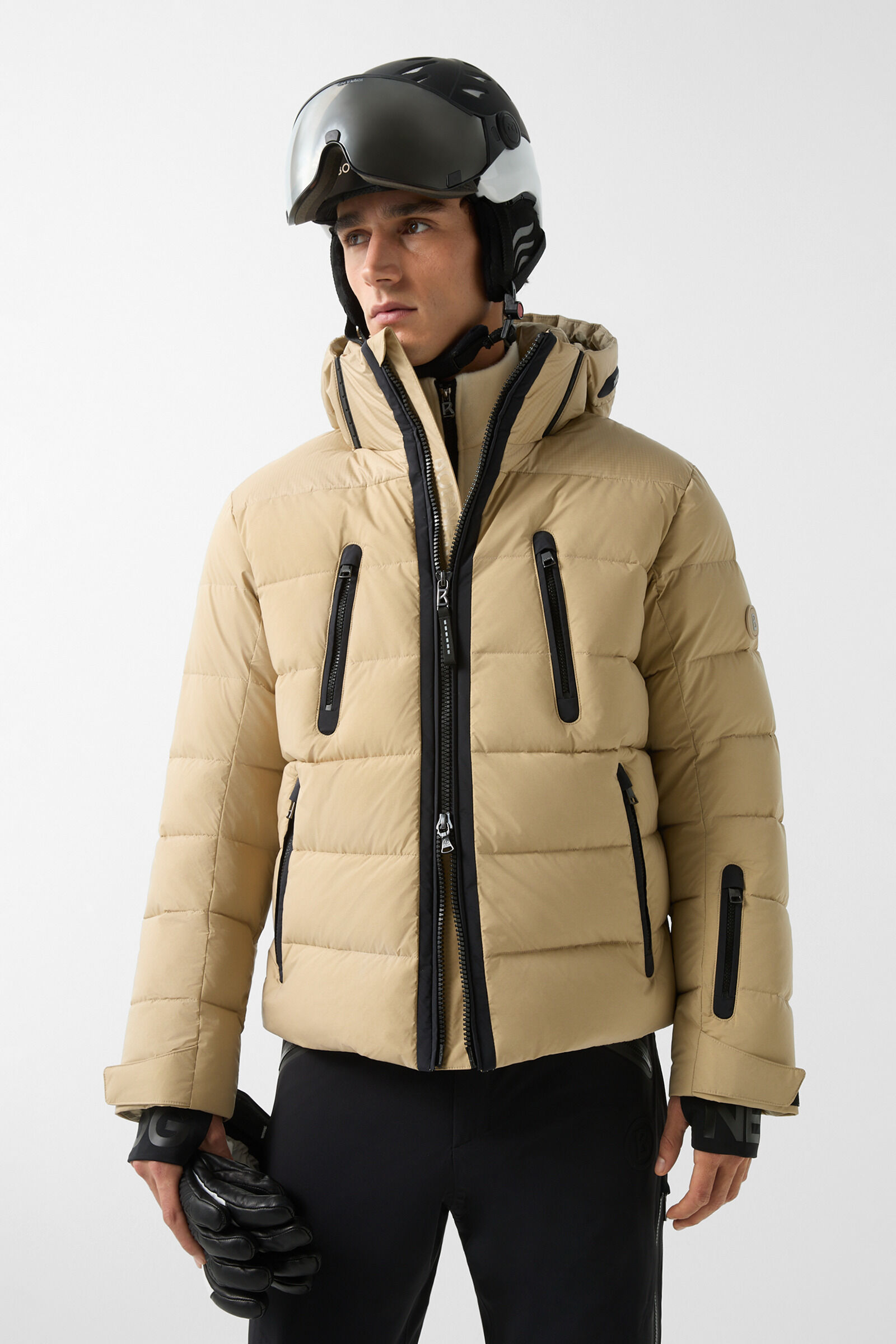 Blaine quilted jacket Beige