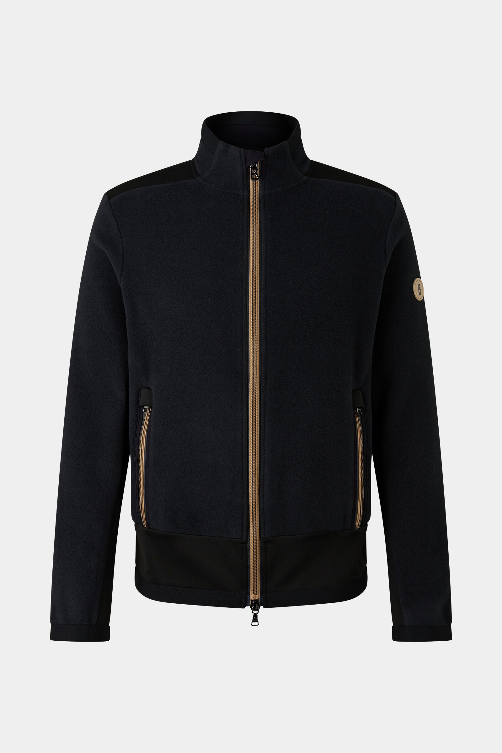 Fabio fleece midlayer Black