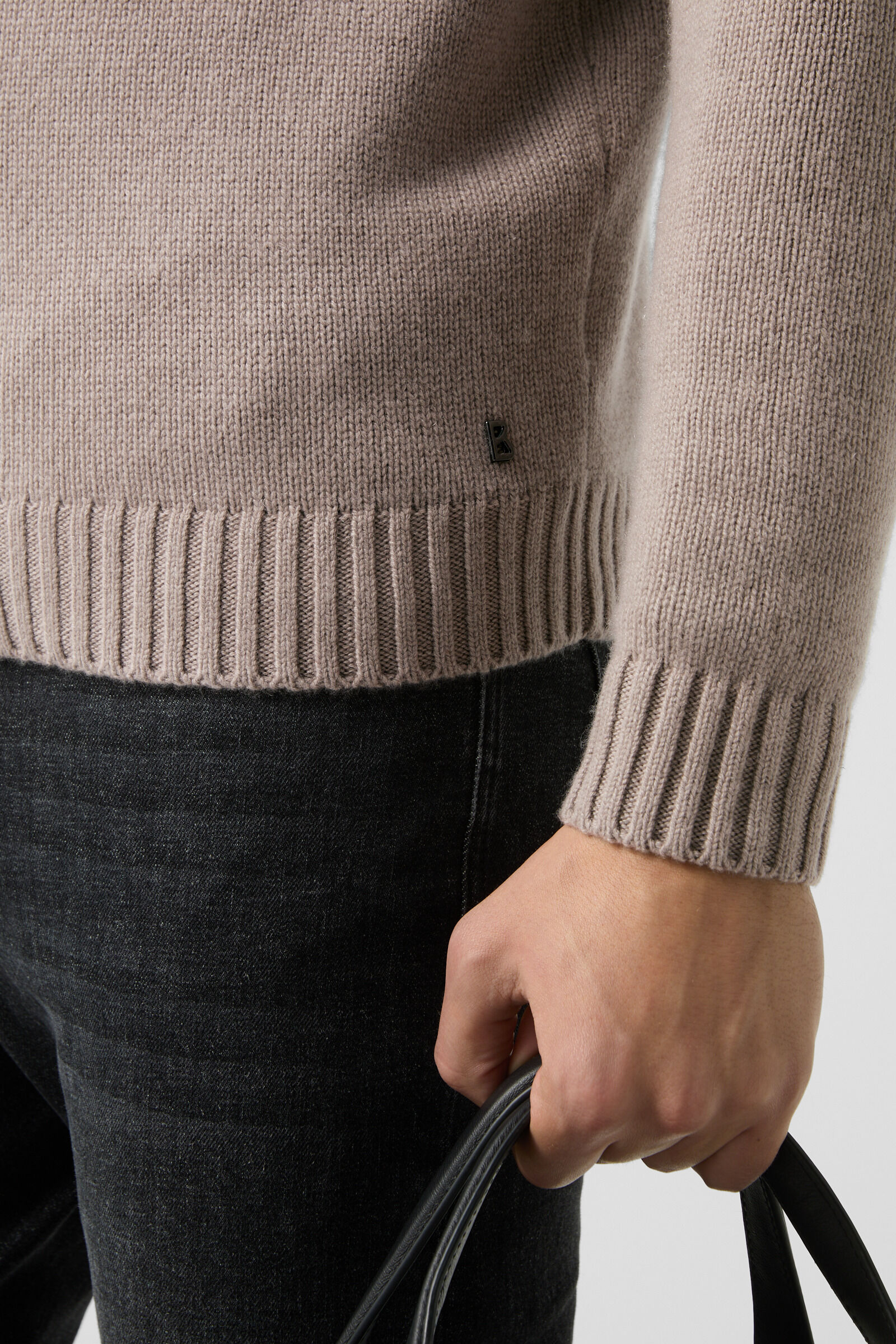 Norwegian jumper Ron Taupe/anthracite