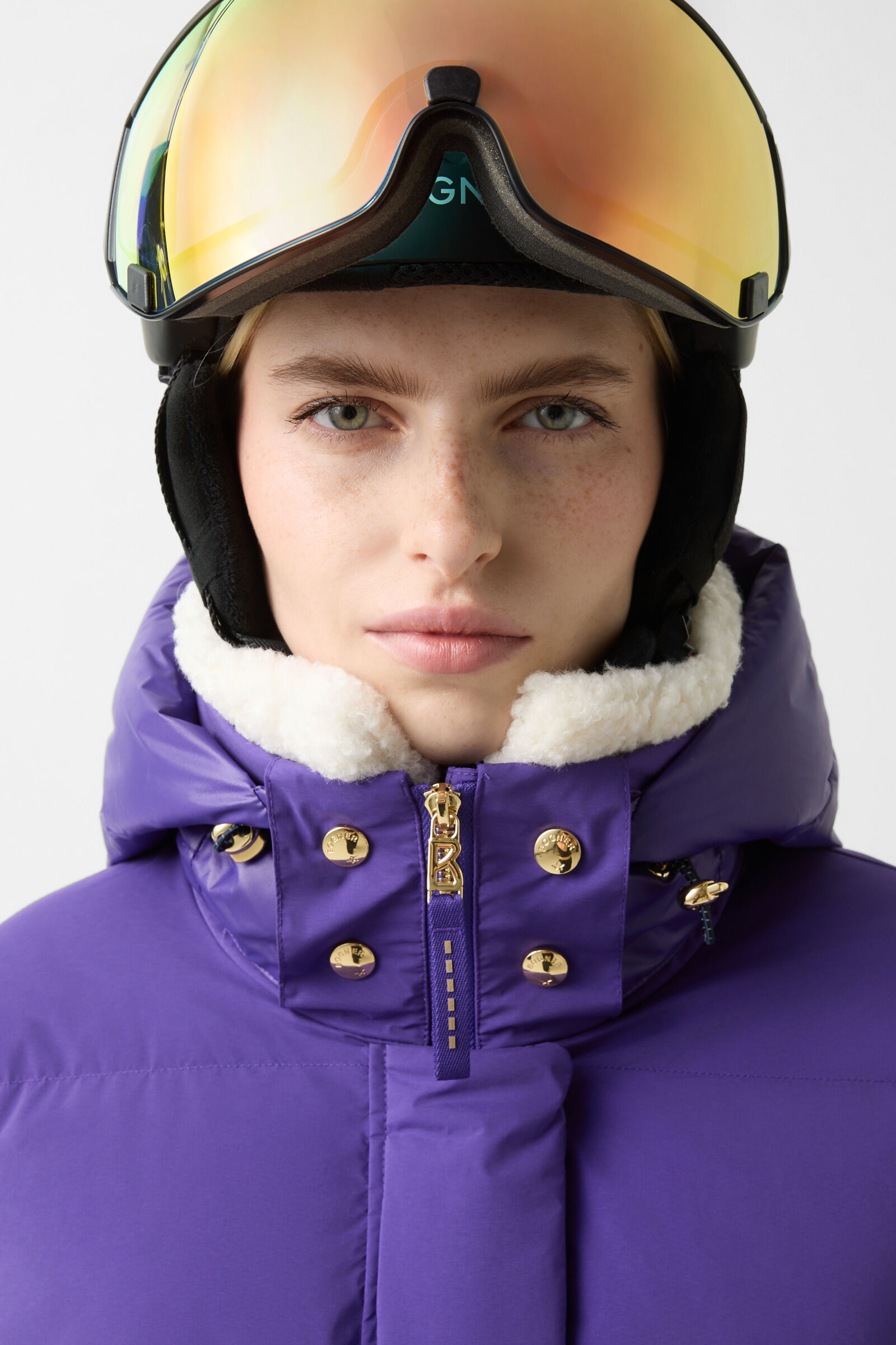 Maja down ski jacket Violet