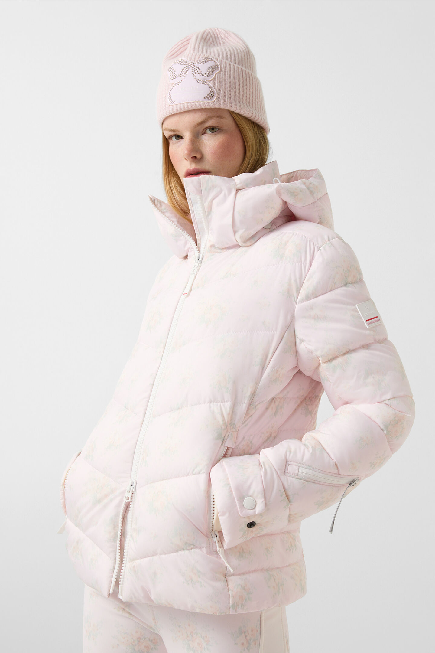 Saelly quilted jacket Pink