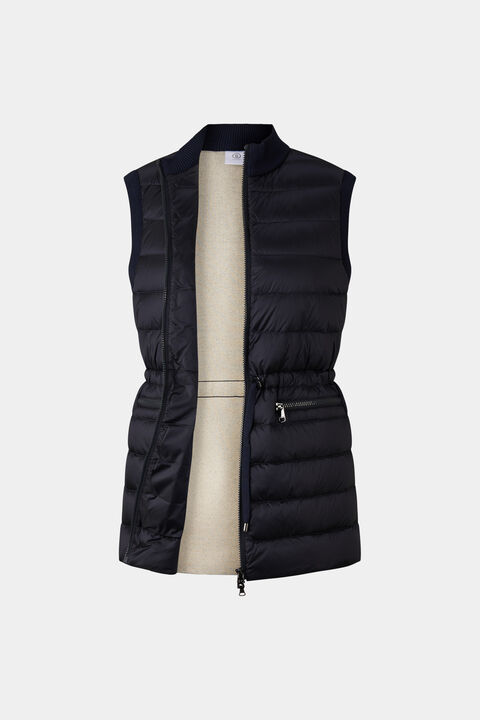 Arina hybrid down waistcoat Navy blue Arina hybrid down waistcoat Navy blue